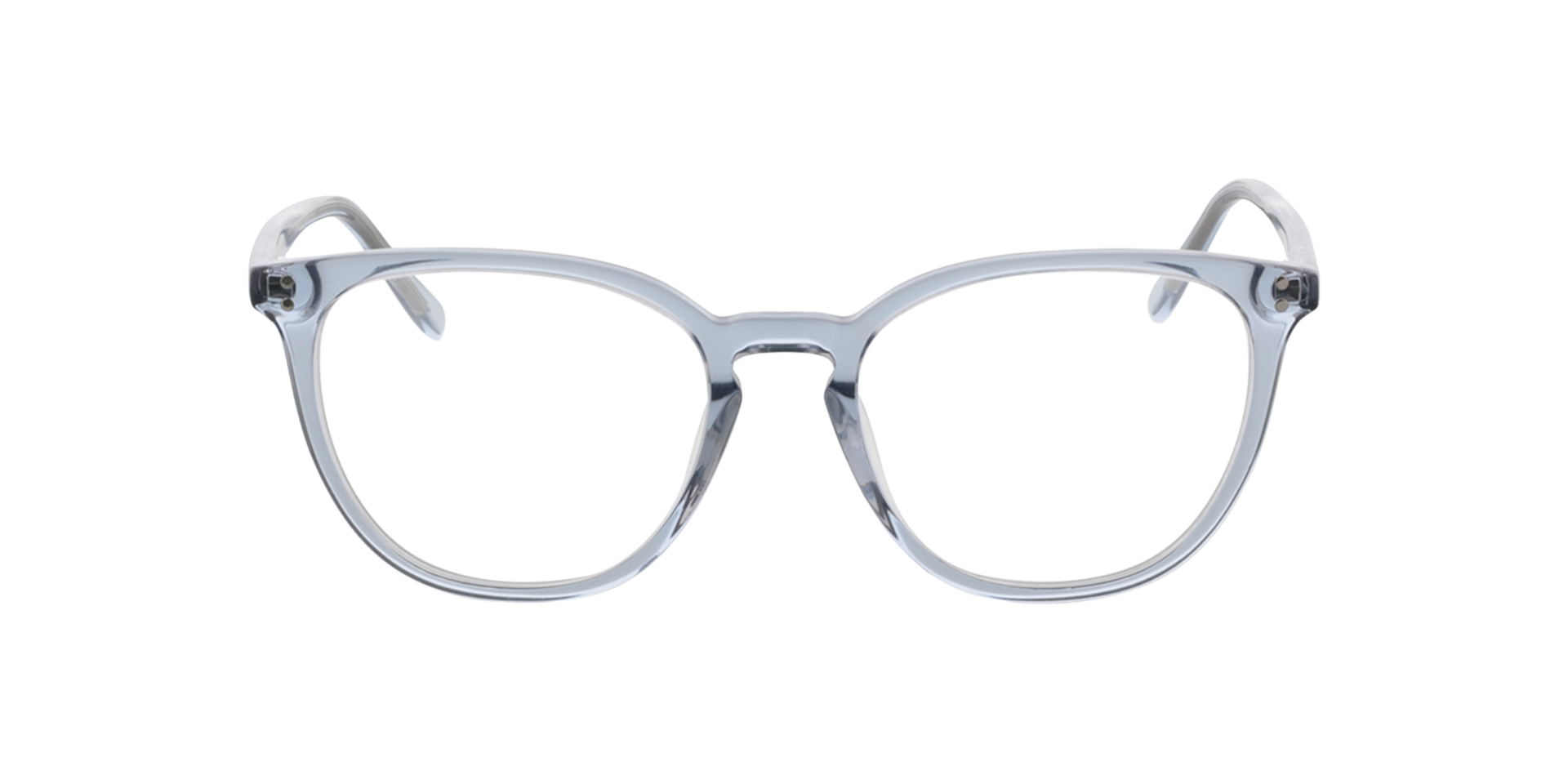 Nate Kristal lichtblauw AcetaatEyeglass Frames van B24, Vooraanzicht