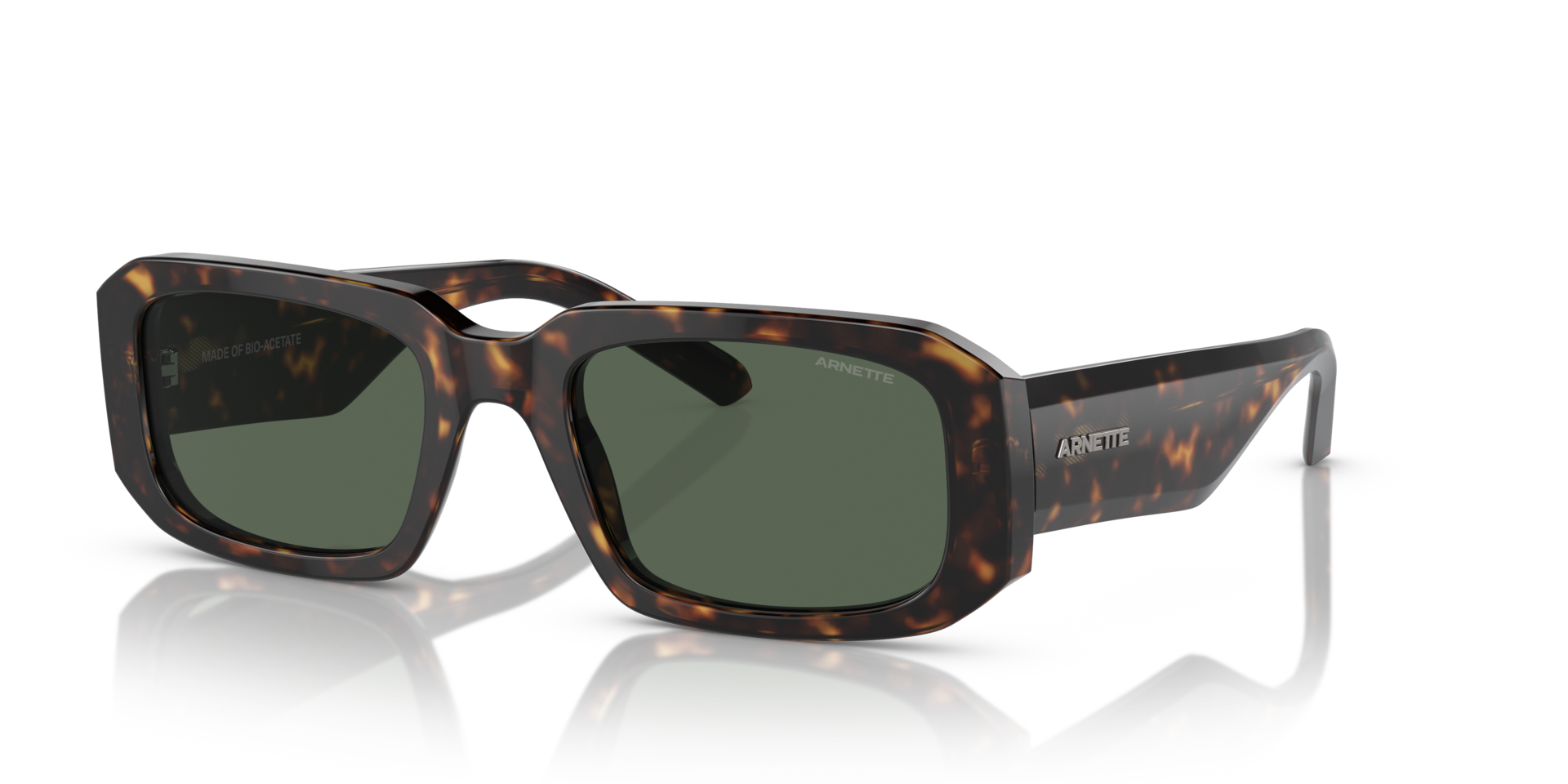 AN4318 Dunkelhavana AcetatSunglass Frames von B24, Dreiviertelansicht