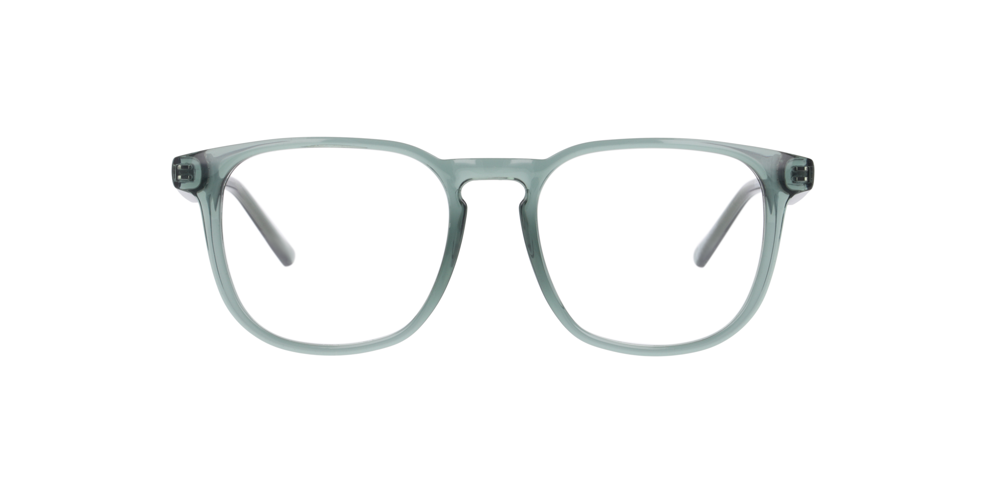 Trondheim Kristalgroen KunststofEyeglass Frames van B24, Vooraanzicht