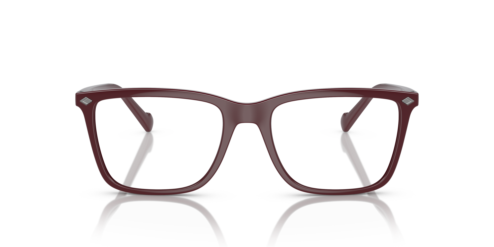 VO5492 Full Wine Red KunststofEyeglass Frames van B24, Vooraanzicht