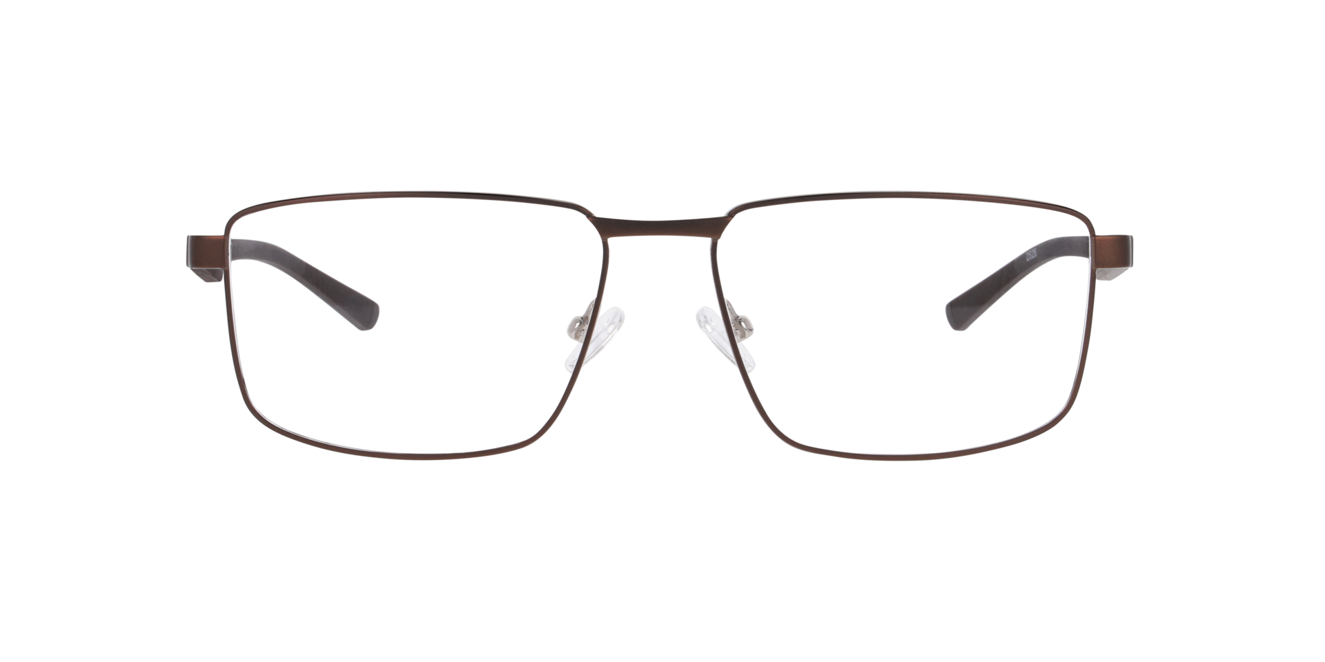 Lissabon Bruin MetaalEyeglass Frames van B24, Vooraanzicht