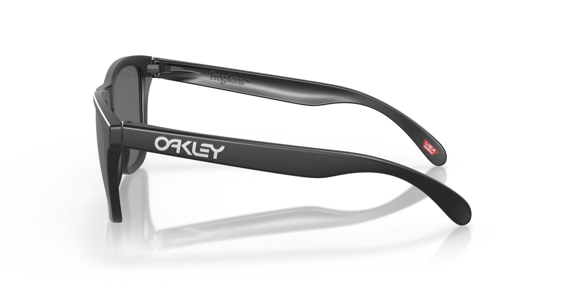 Frogskins™ Matt Schwarz KunststoffSunglass Frames von B24, Seitenansicht