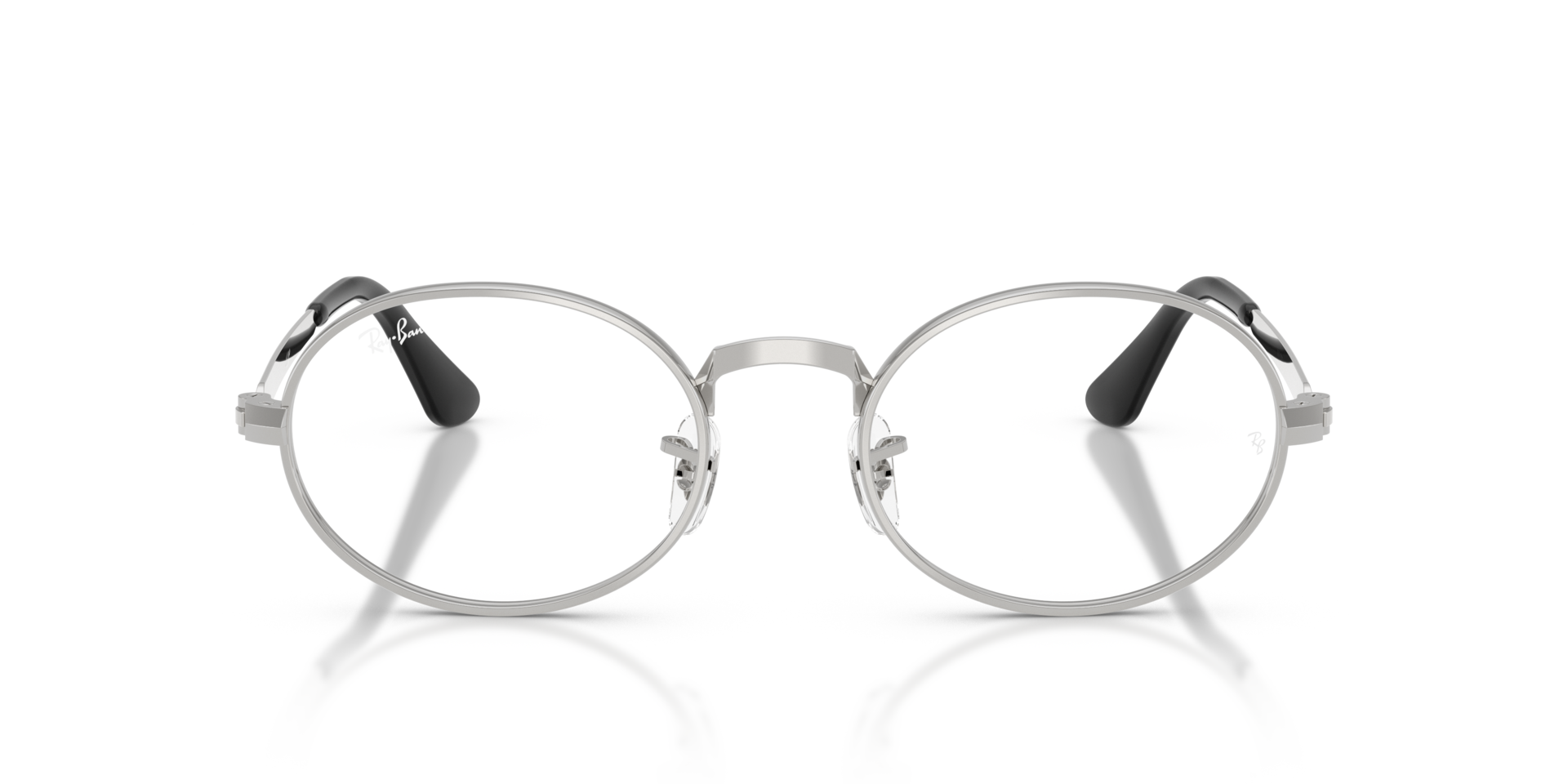 RB3931V Silber MetallEyeglass Frames von B24, Vorderansicht