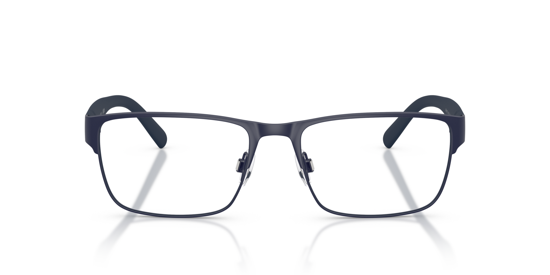 PH1175 Mat marineblauw MetaalEyeglass Frames van B24, Vooraanzicht