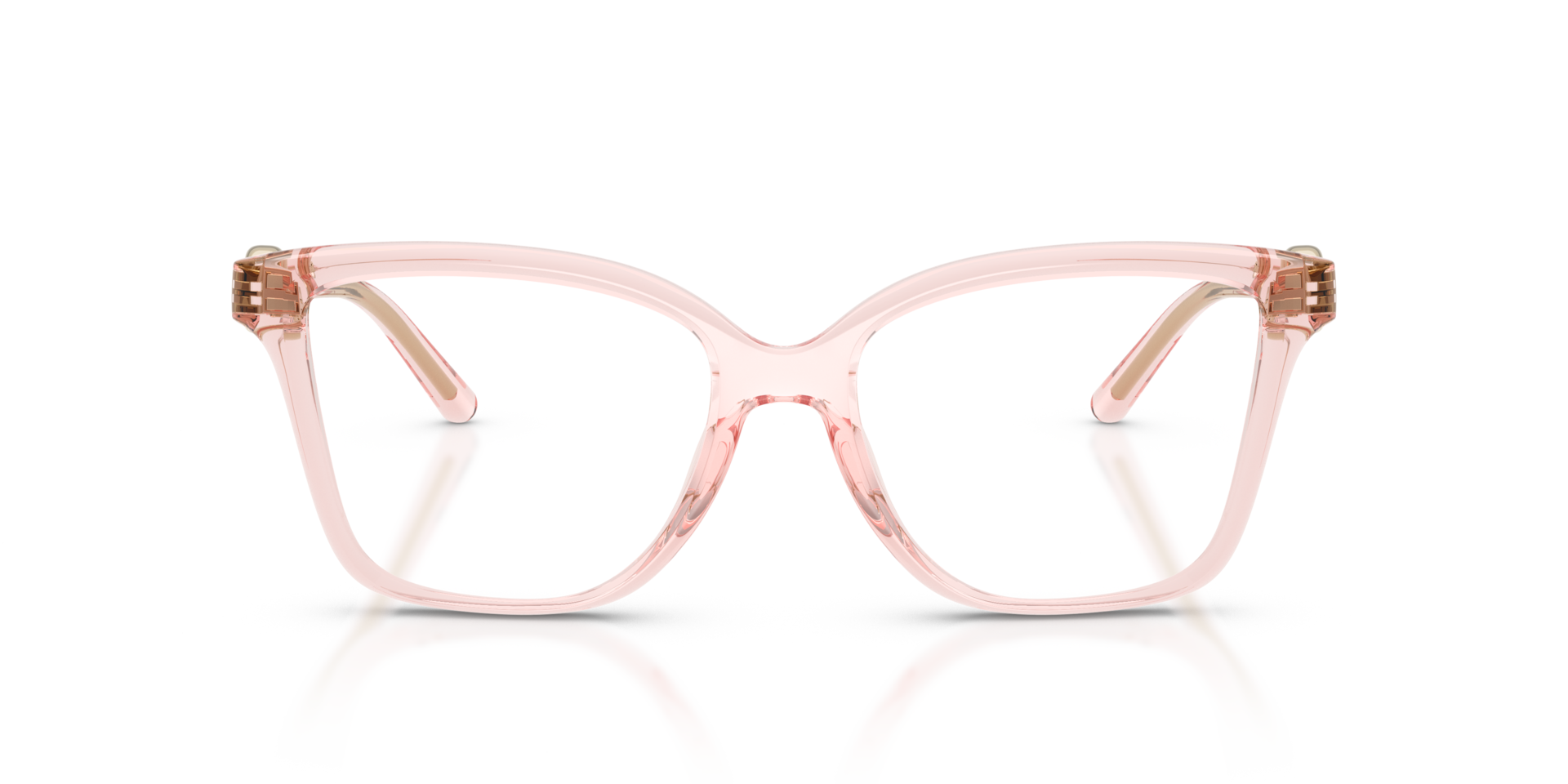 MK4180U Light Pink Transparent KunststofEyeglass Frames van B24, Vooraanzicht