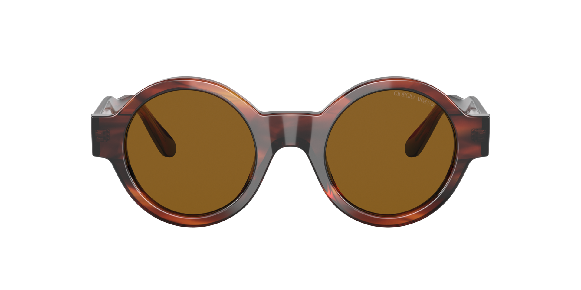 AR 903M Havana gestreift AcetatSunglass Frames von B24, mit getönten Gläsern