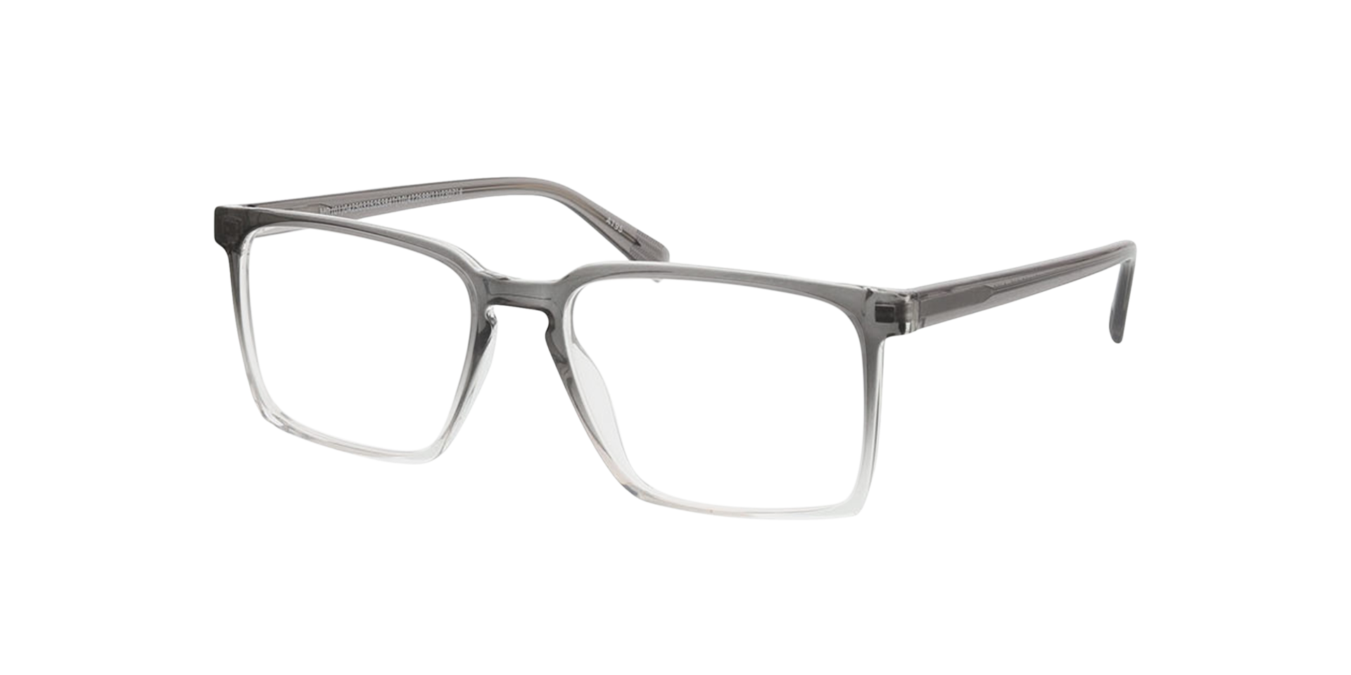 Lincoln Gradiënt grijs  &  grijs KunststofEyeglass Frames van B24, Hoekweergave