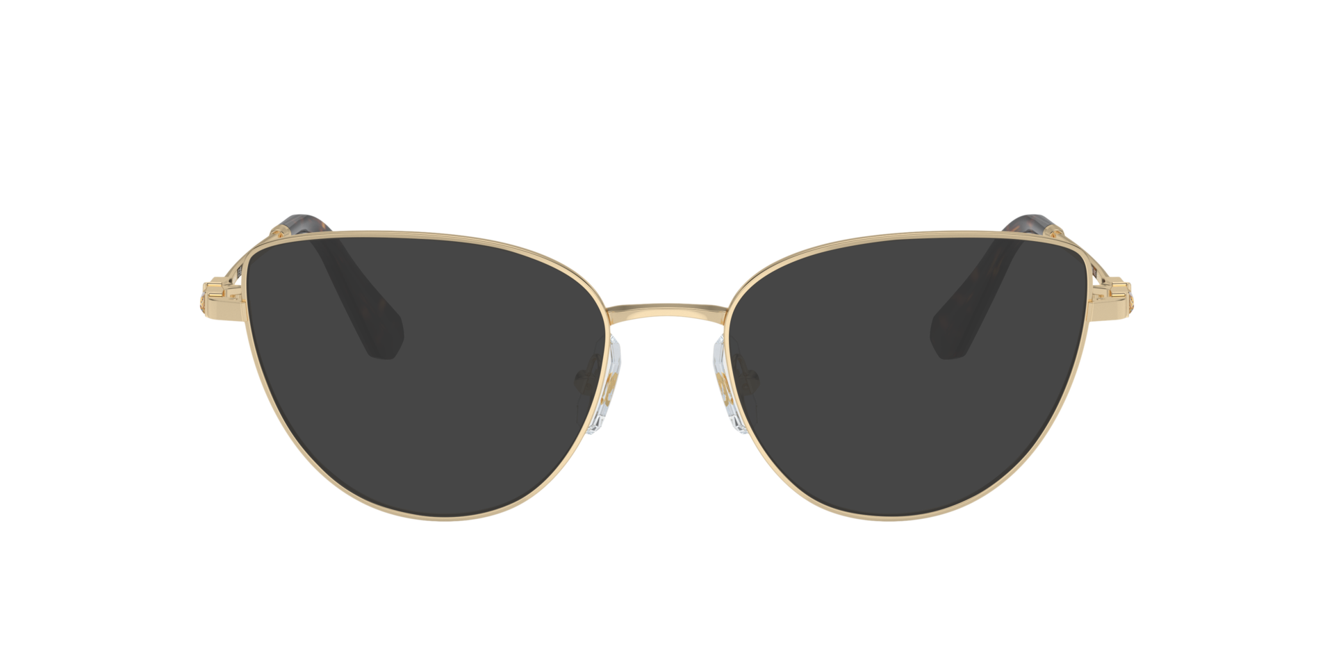 SK1007 Hellgold MetallEyeglass Frames von B24, mit getönten Gläsern