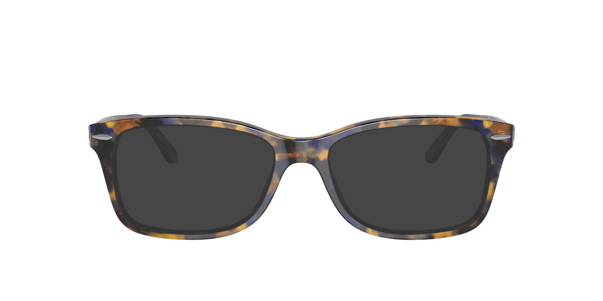RB5428 Geel & blauw Havana AcetaatEyeglass Frames van B24, met getinte lenzen