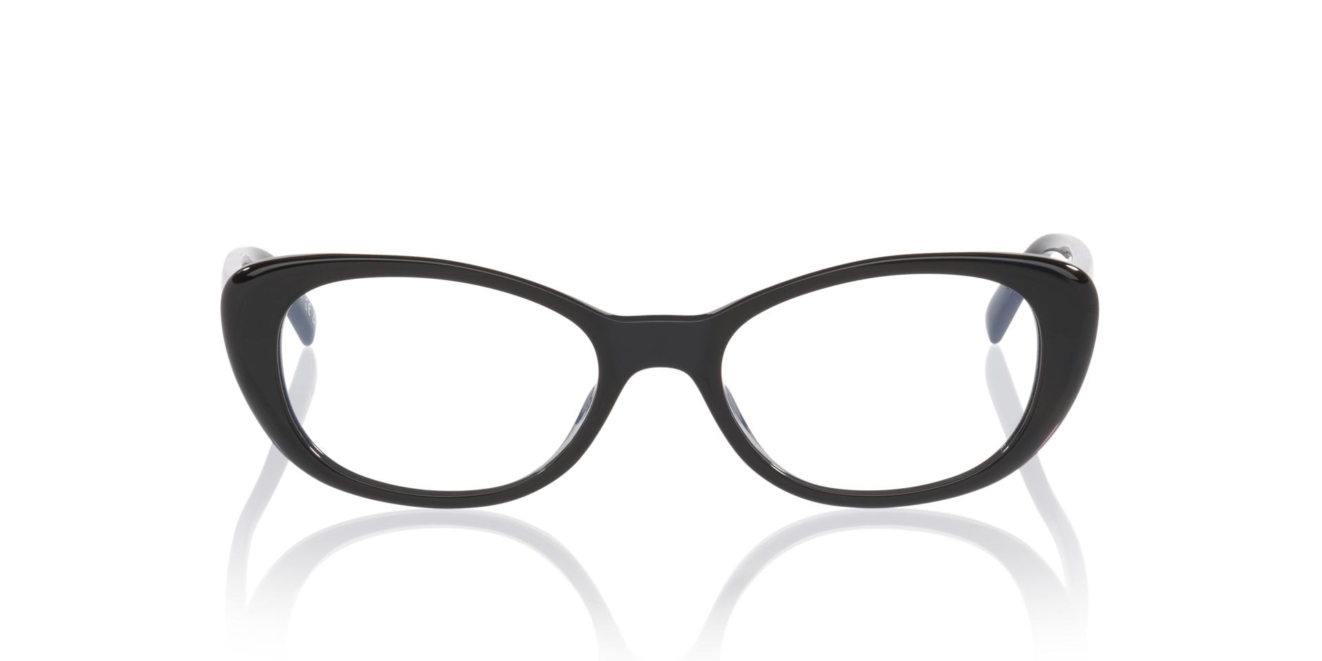 SL822OPT Zwart AcetaatEyeglass Frames van B24, Vooraanzicht