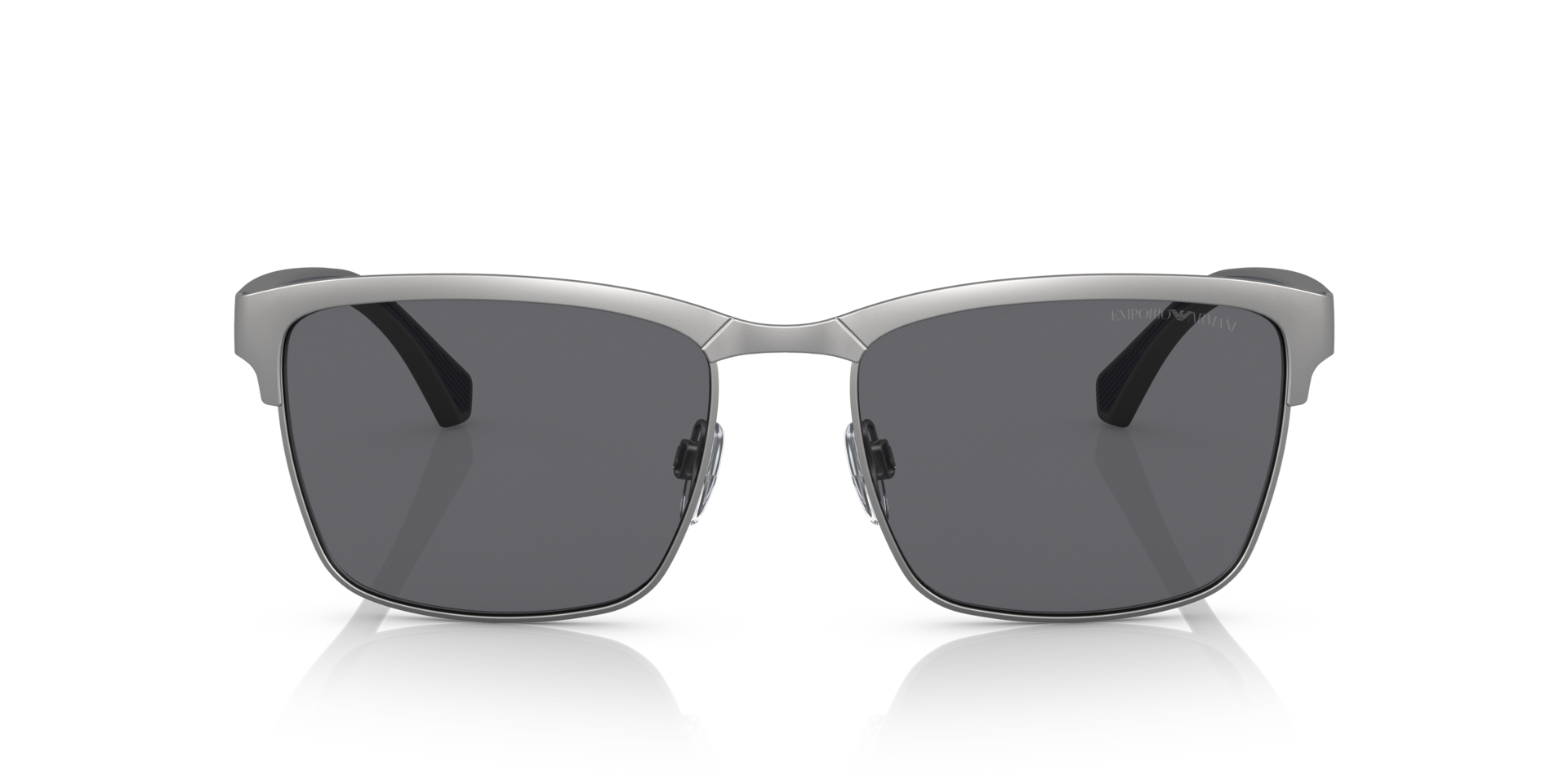 EA2087 Matt Gunmetal MetallSunglass Frames von B24, Vorderansicht