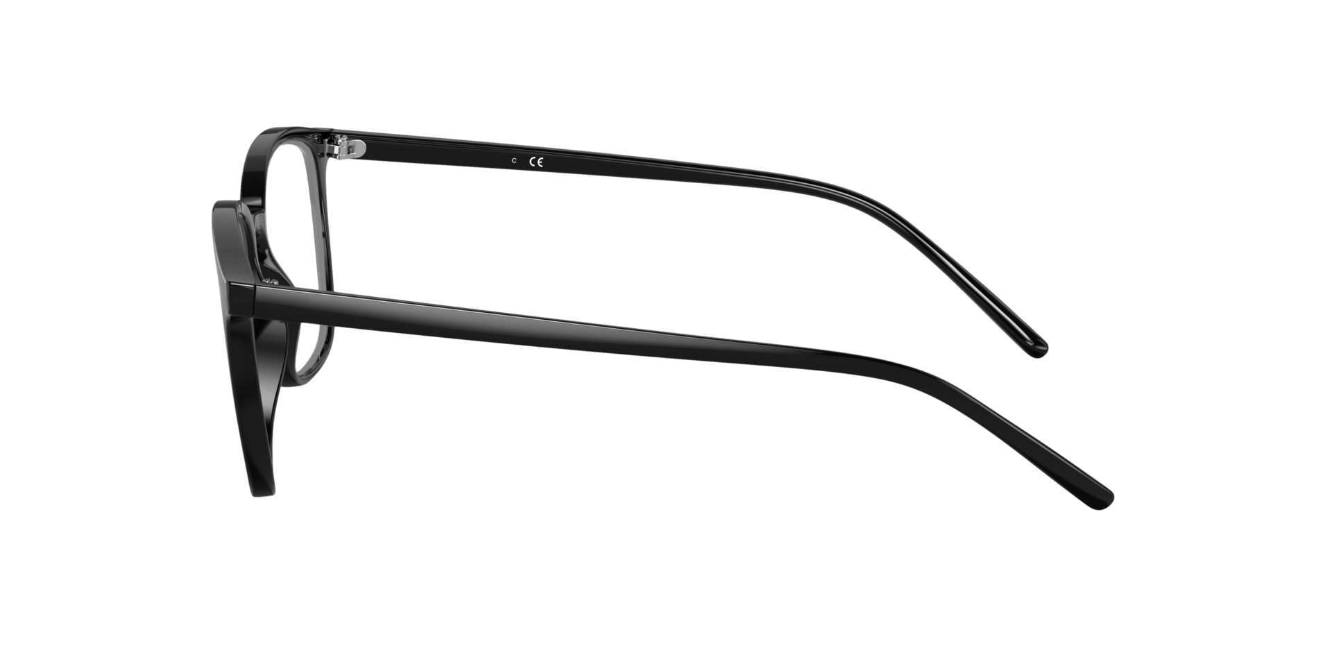 RB7185 Zwart KunststofEyeglass Frames van B24, Zijaanzicht