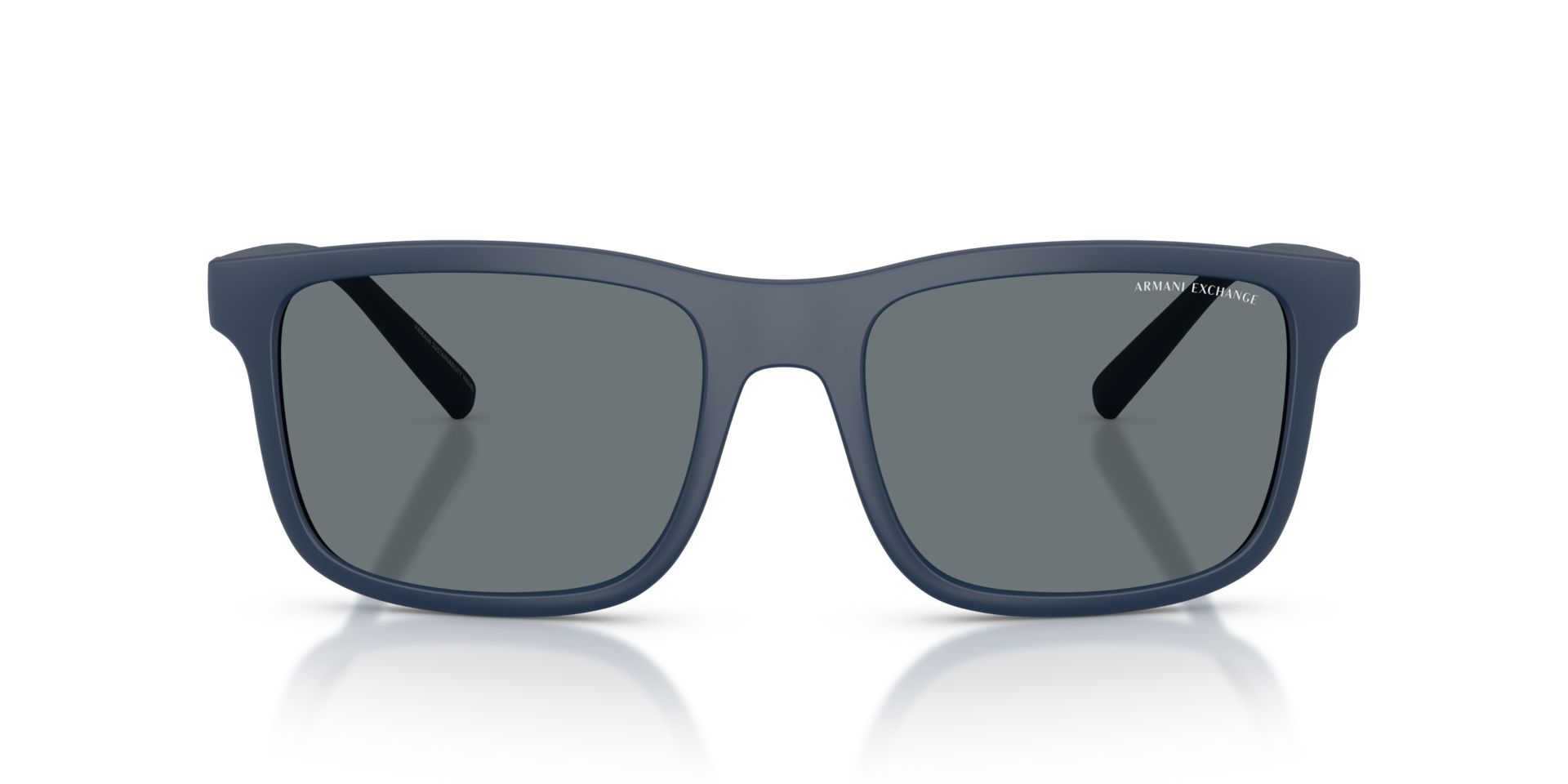 AX4145S Mat marineblauw KunststofSunglass Frames van B24, Vooraanzicht