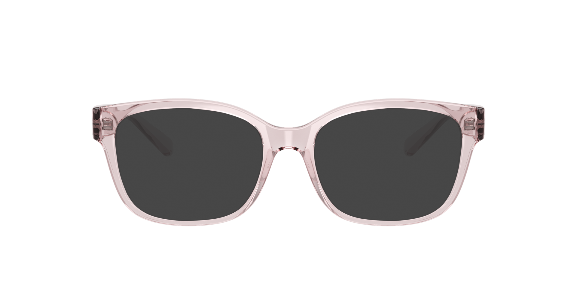 AX3098 Shiny Transparent Pink KunststoffEyeglass Frames von B24, mit getönten Gläsern