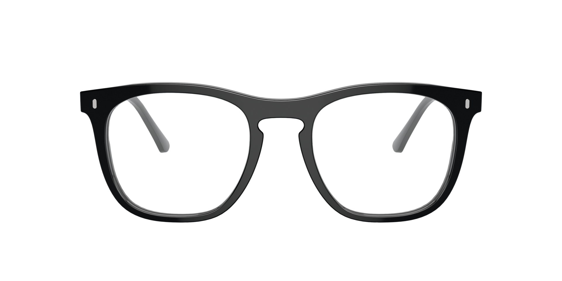 RB2210V Zwart AcetaatEyeglass Frames van B24, Vooraanzicht