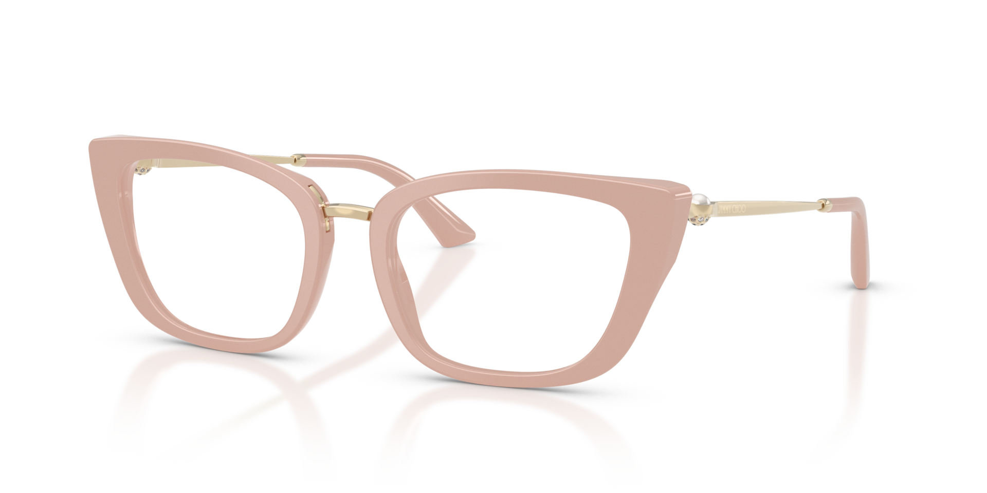 JC3034HB Rose AcetatEyeglass Frames von B24, Dreiviertelansicht