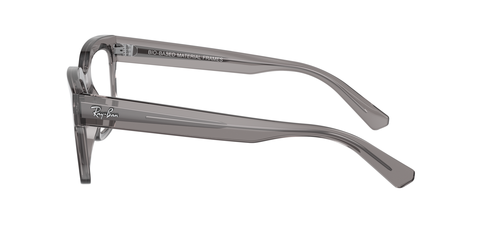 RB7217 Transparant grijs KunststofEyeglass Frames van B24, Zijaanzicht