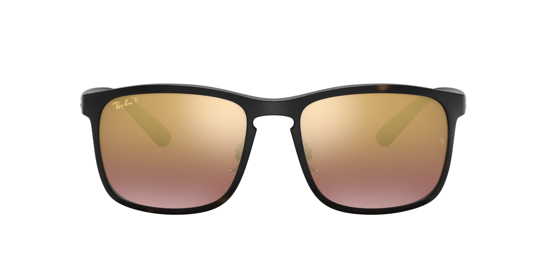 RB4264 Havana KunststofSunglass Frames van B24, met getinte lenzen
