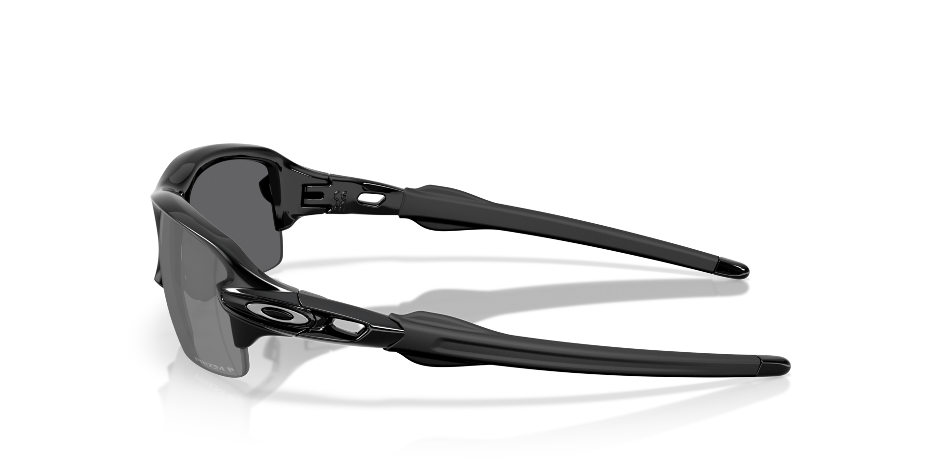 Flak® 2.0 S Glanzend zwart KunststofSunglass Frames van B24, Zijaanzicht