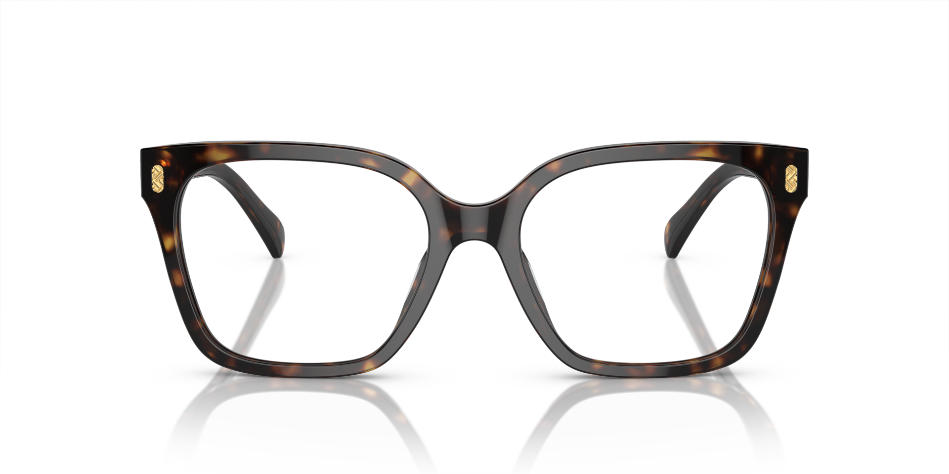 RA7158U Glänzendes Dunkelhavana AcetatEyeglass Frames von B24, Vorderansicht