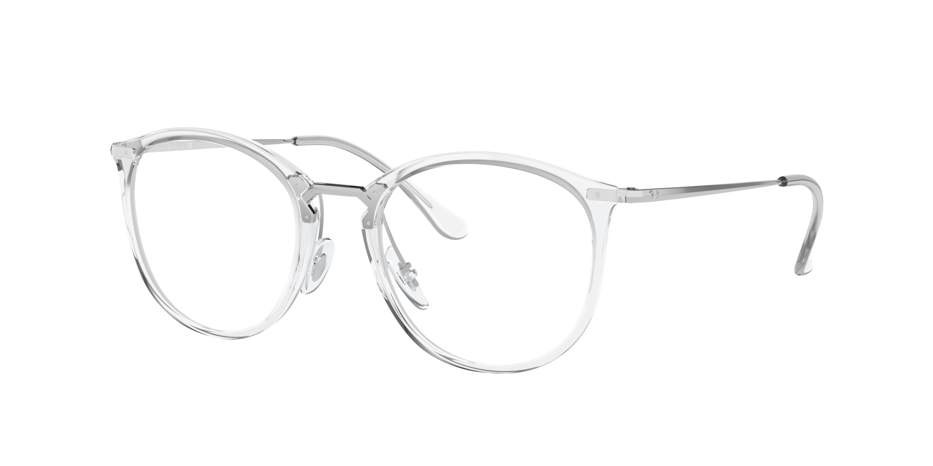 RB7140 Transparent KunststoffEyeglass Frames von B24, Dreiviertelansicht