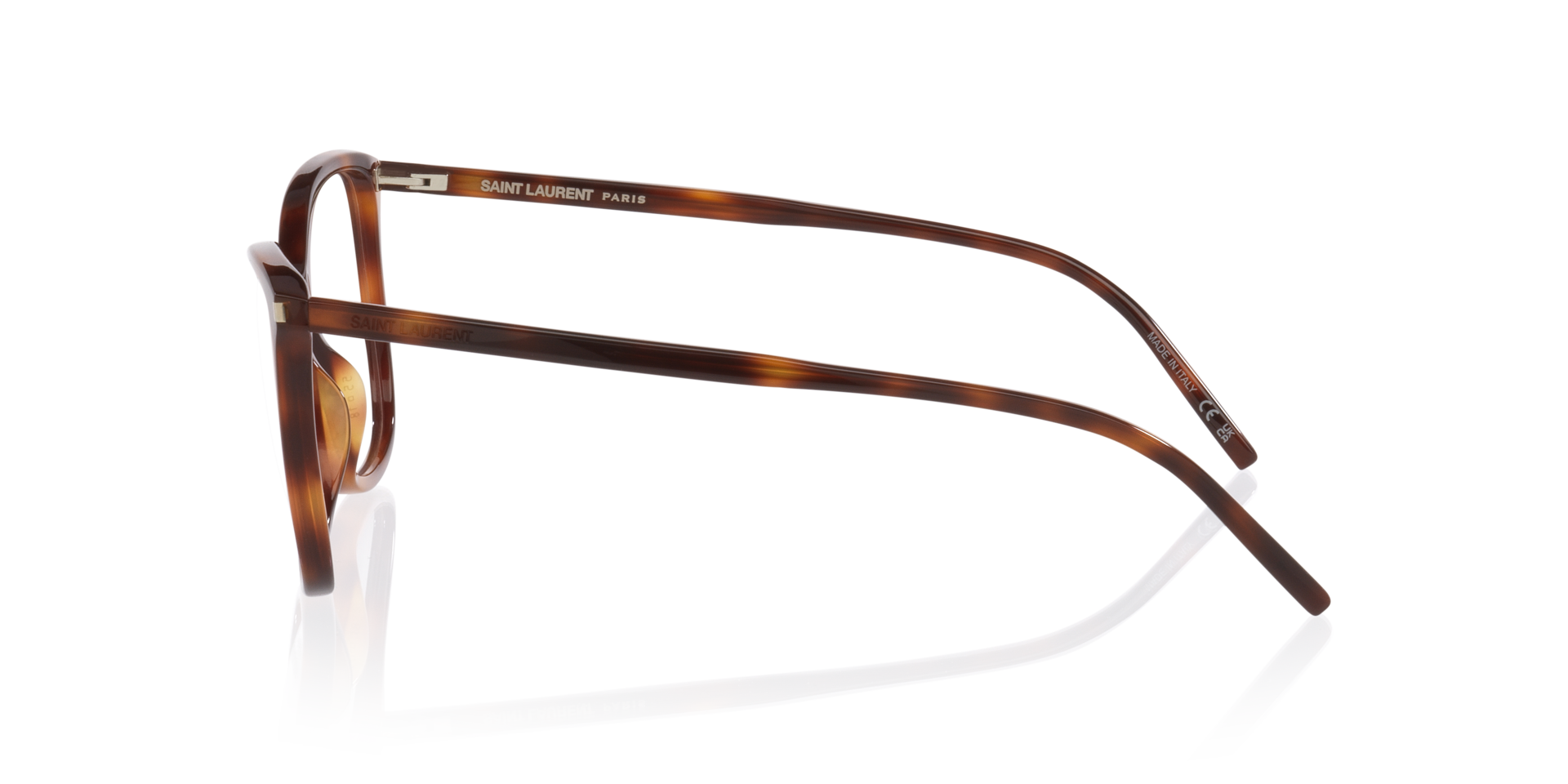 SL835 Tortoise Light AcetatEyeglass Frames von B24, Seitenansicht