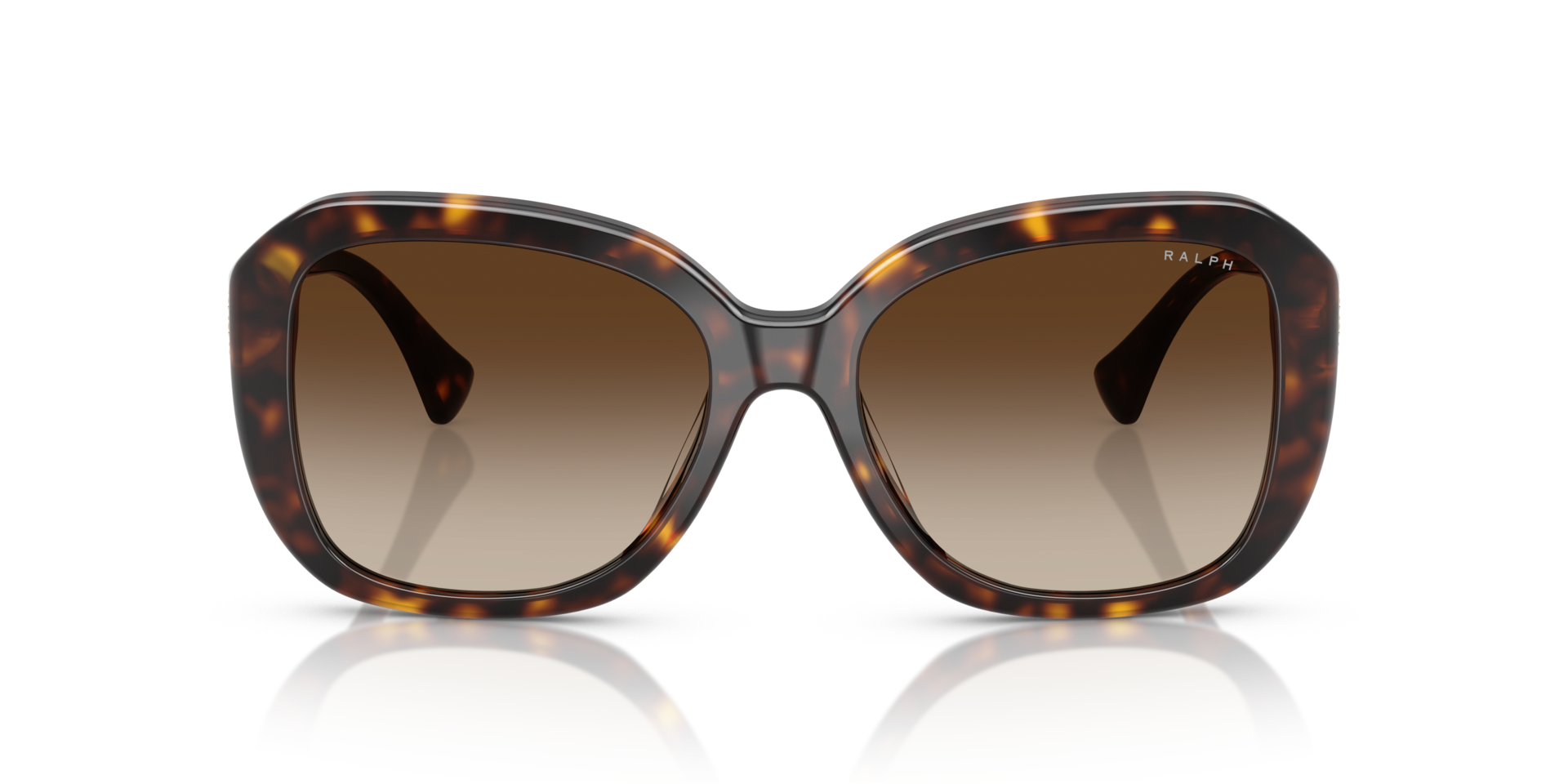 RA5321U Shiny Brown Havana AcetaatSunglass Frames van B24, Vooraanzicht