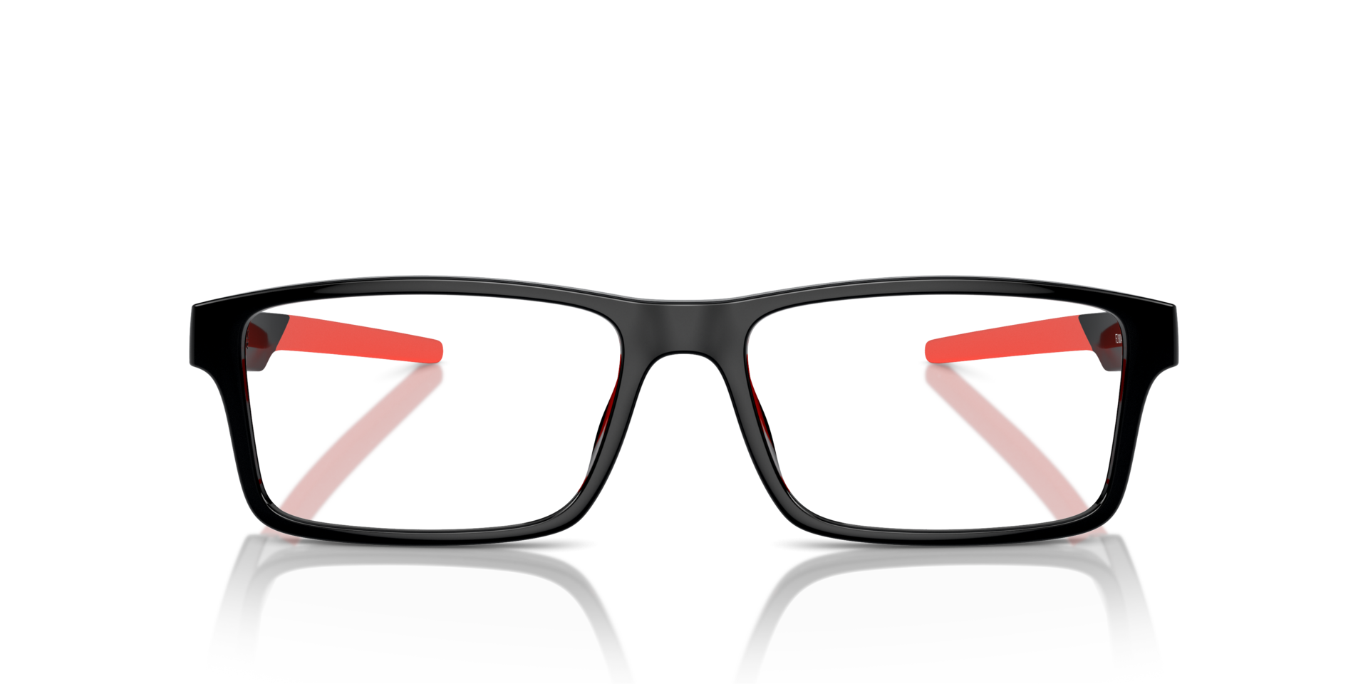 FZ8004U Schwarz KunststoffEyeglass Frames von B24, Vorderansicht