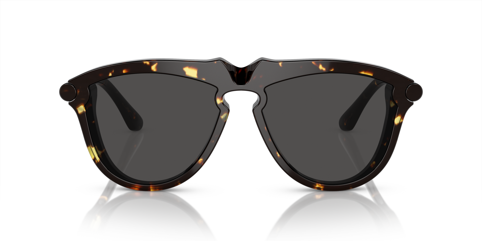 BE4417U Dunkelhavana AcetatSunglass Frames von B24, Vorderansicht