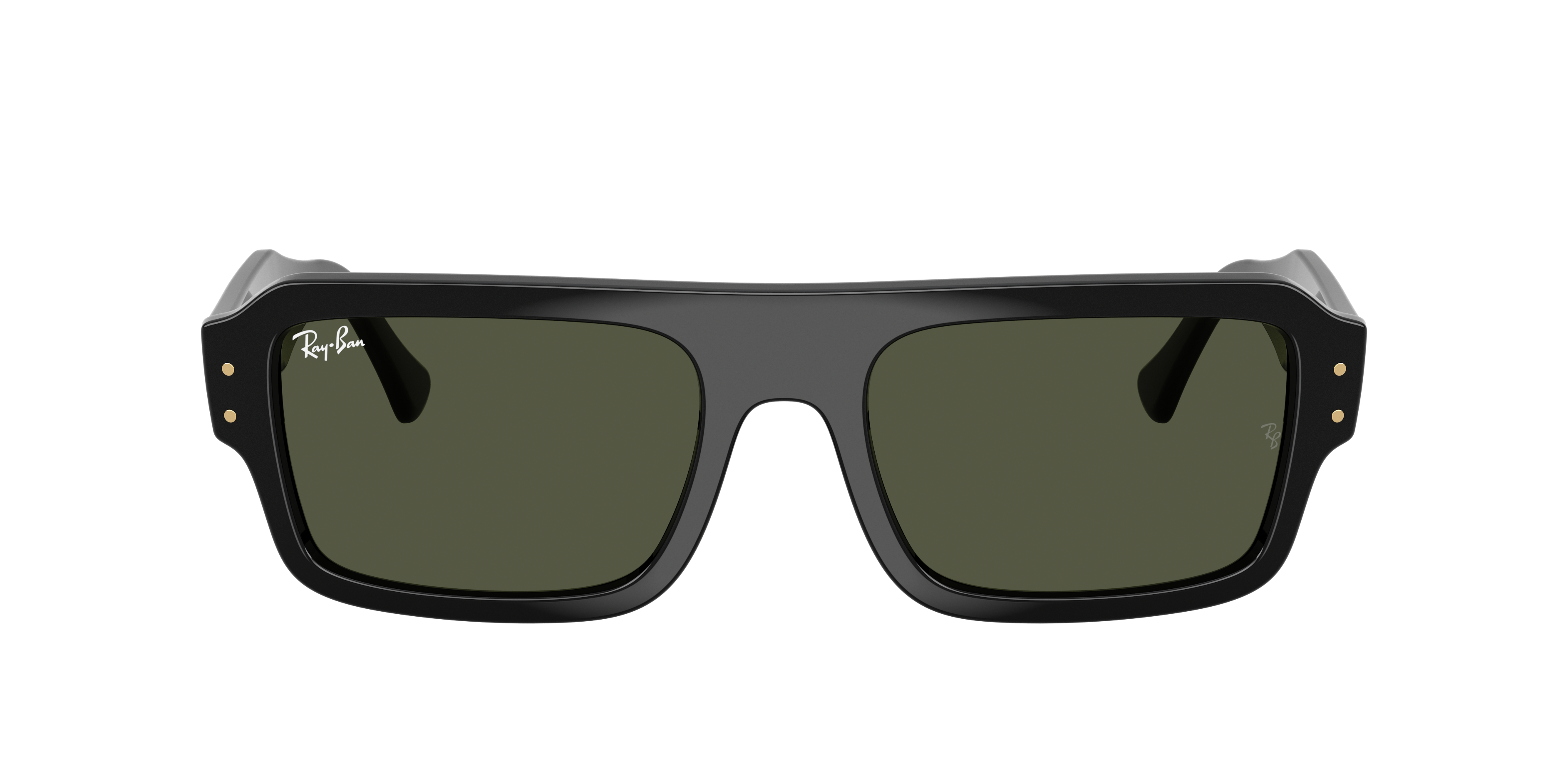 Ray - Ban Unisex Grün Ray - Ban Rb4454 Flacko 667731 Sonnenbrillen Acetat Schwarz Quadratisch Normal - Bild 4