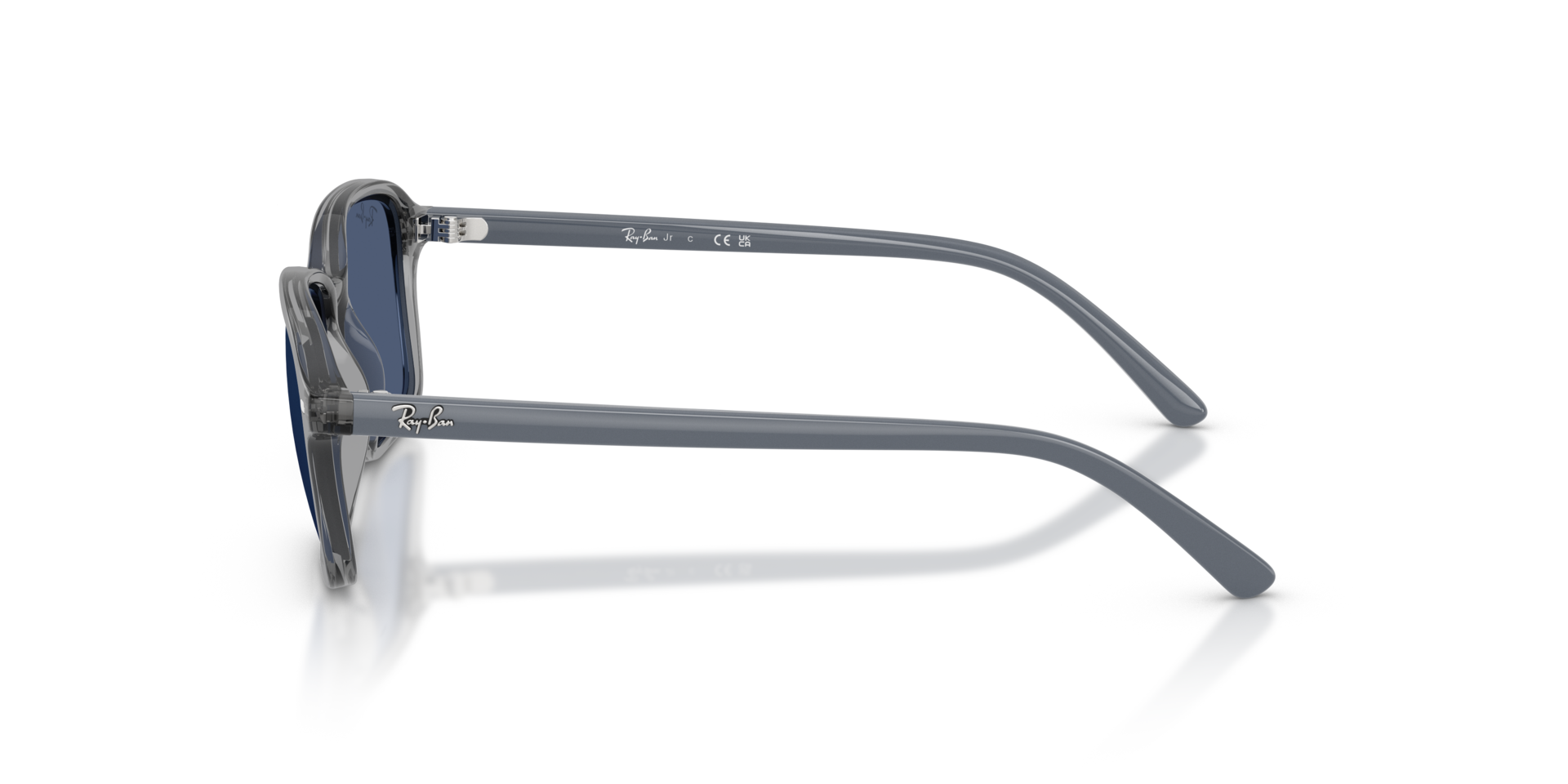 RB9131S Grau transparent KunststoffSunglass Frames von B24, Seitenansicht