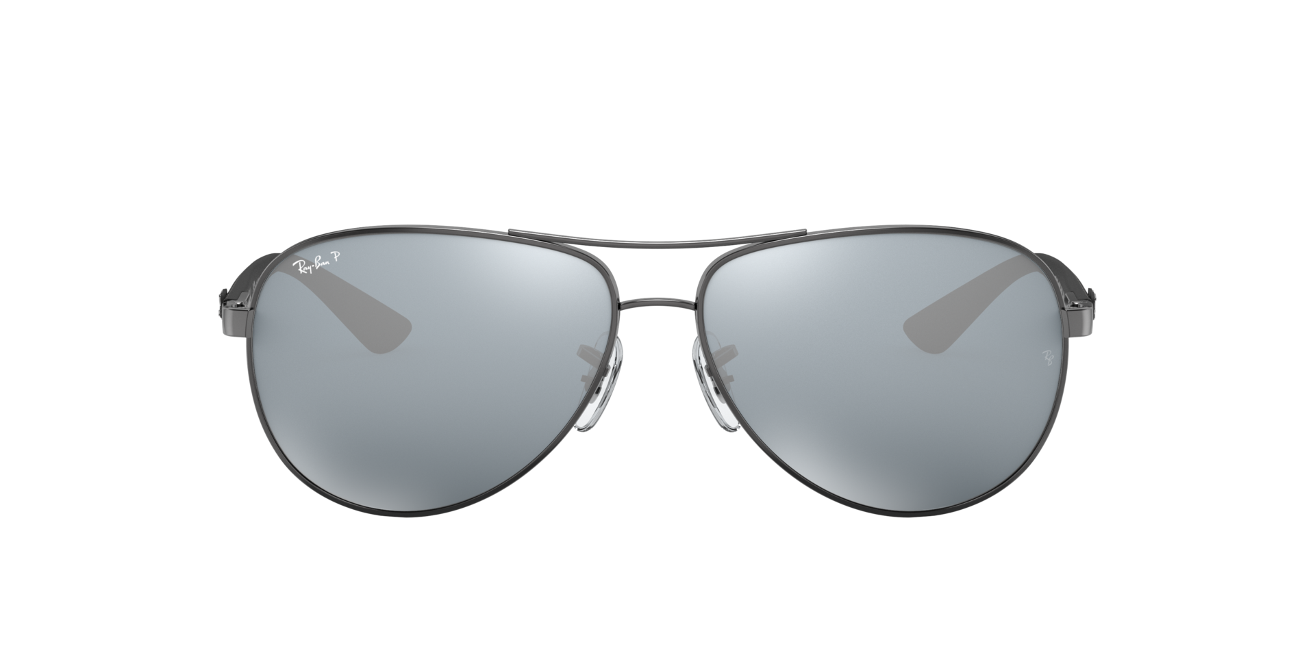 RB8313 Staalgrijs MetaalSunglass Frames van B24, met getinte lenzen