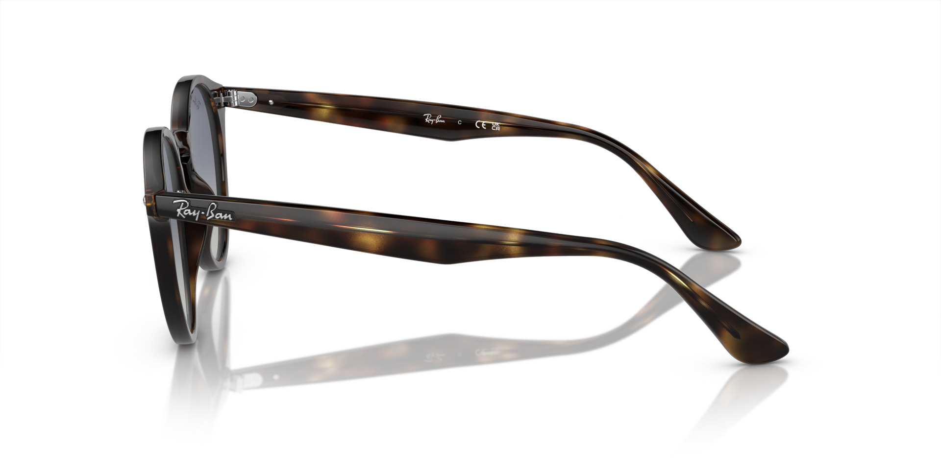 RB2180 Licht Havana KunststofSunglass Frames van B24, Zijaanzicht