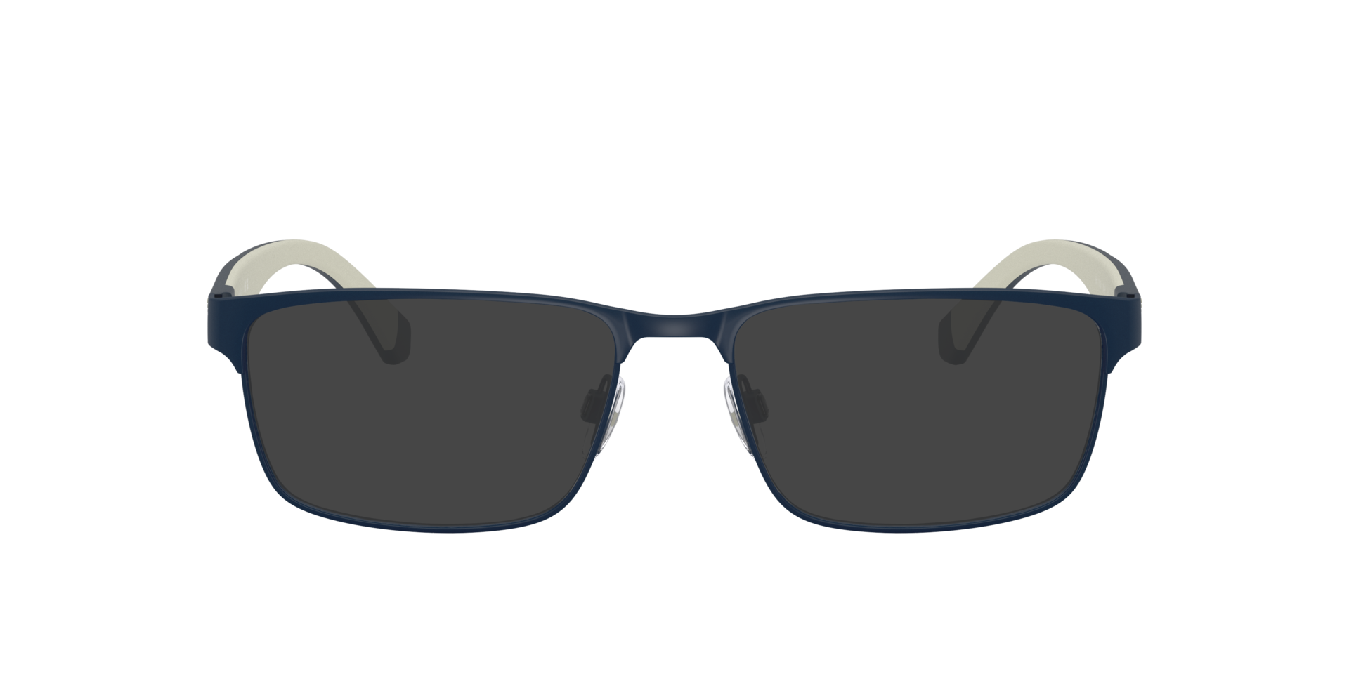 EA1105 Matt Blau MetallEyeglass Frames von B24, mit getönten Gläsern