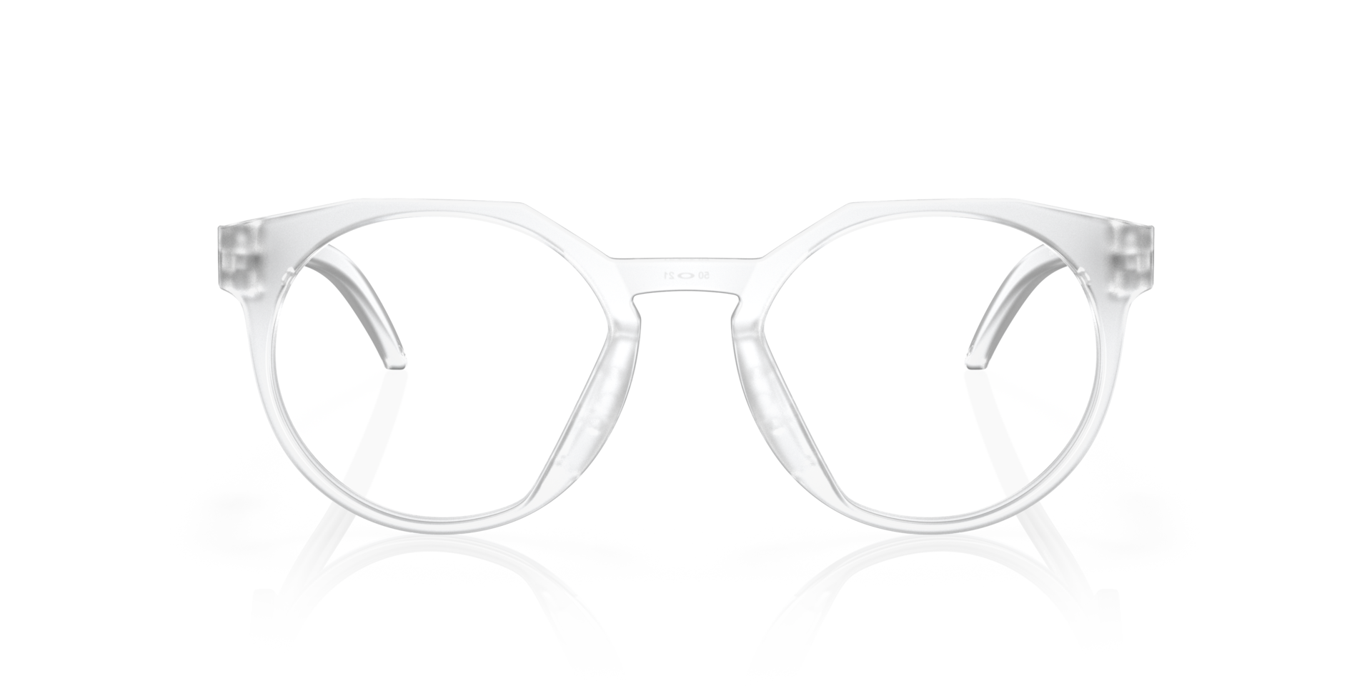 HSTN Matt transparent KunststoffEyeglass Frames von B24, Vorderansicht