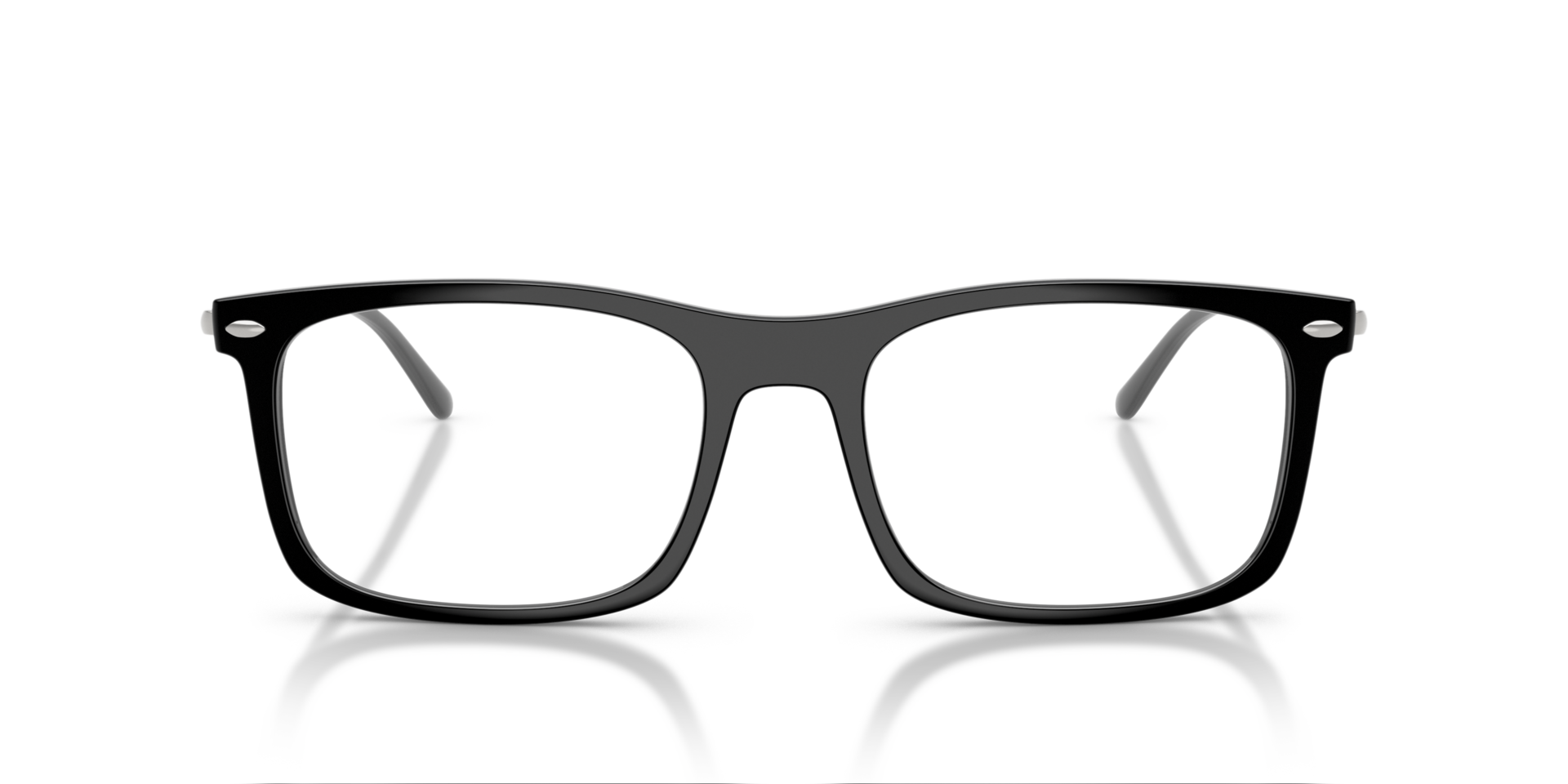 RB7260 Schwarz KunststoffEyeglass Frames von B24, Vorderansicht