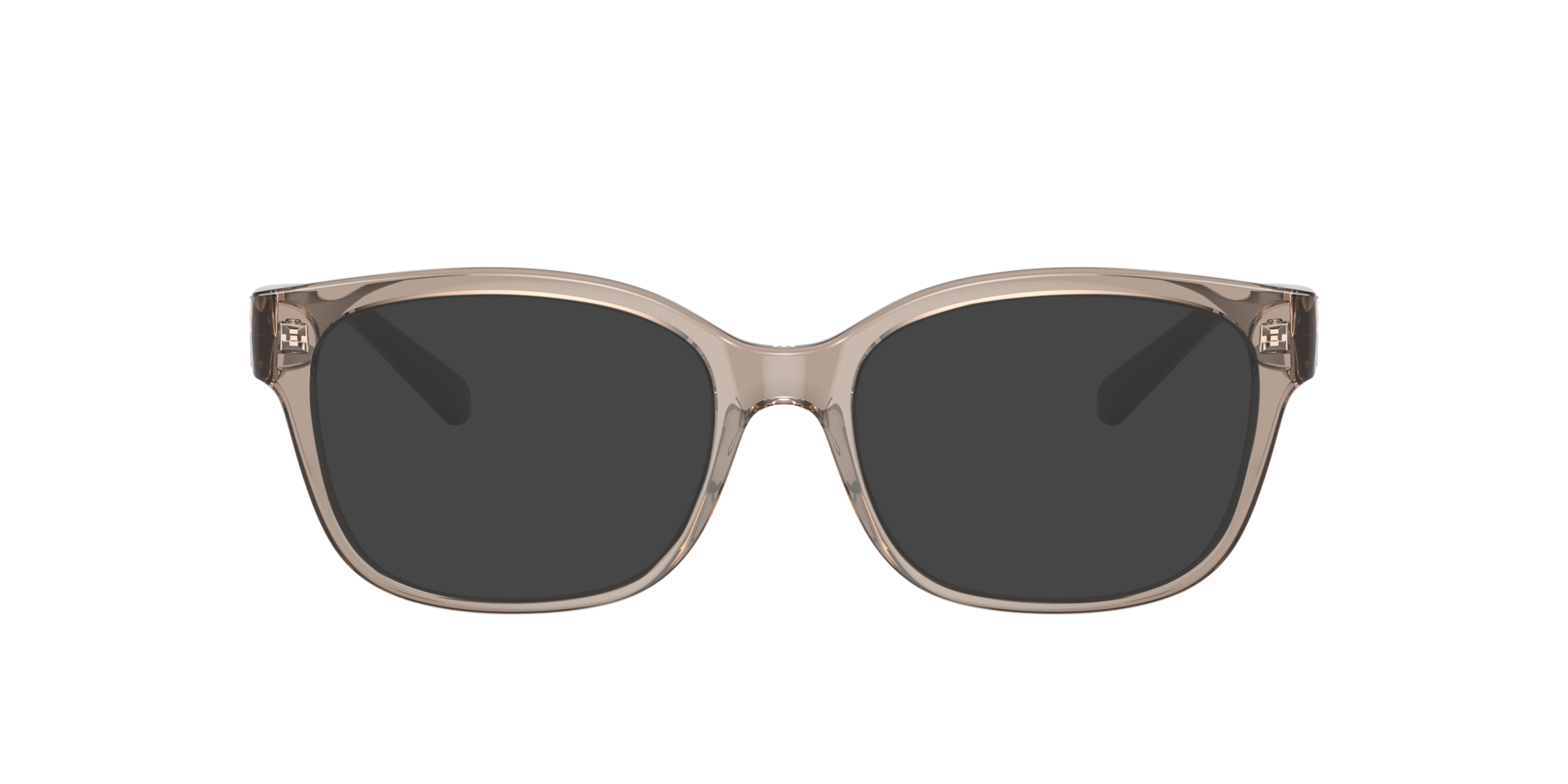 AX3098 Glanzend transparant toendra KunststofEyeglass Frames van B24, met getinte lenzen