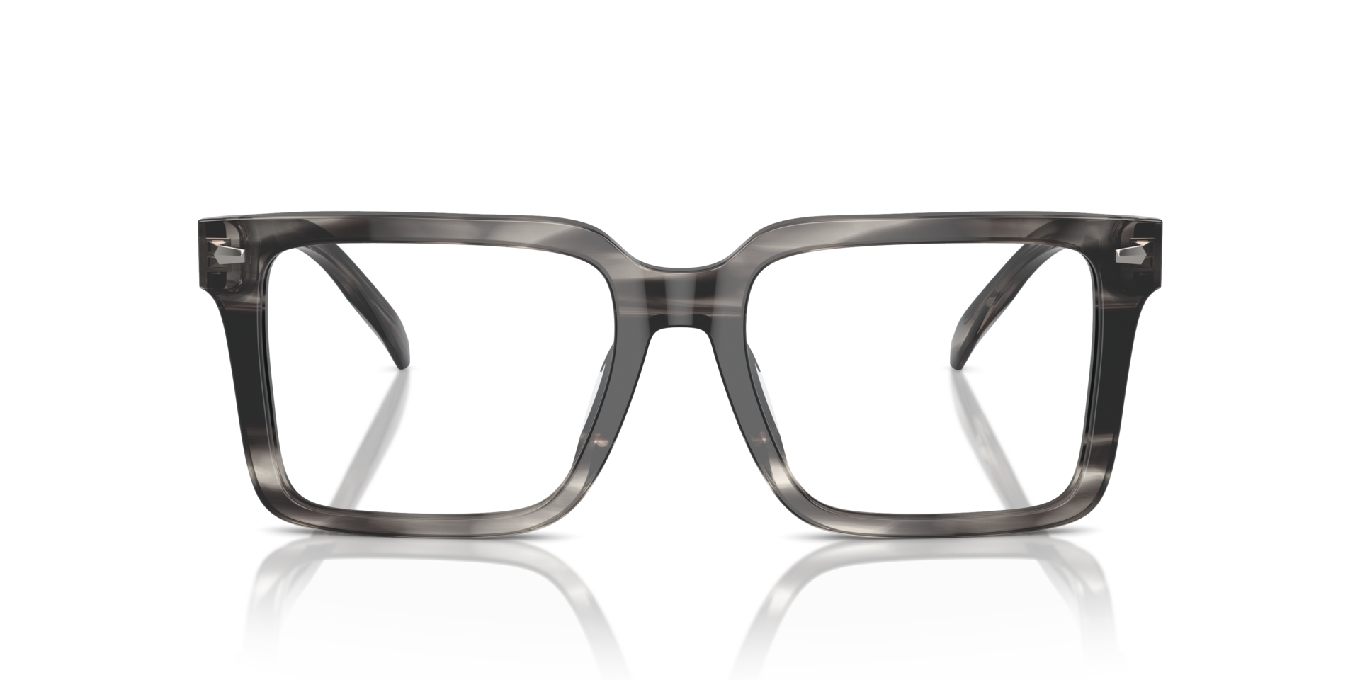 MK4121U Schwarzes Horn AcetatEyeglass Frames von B24, Vorderansicht