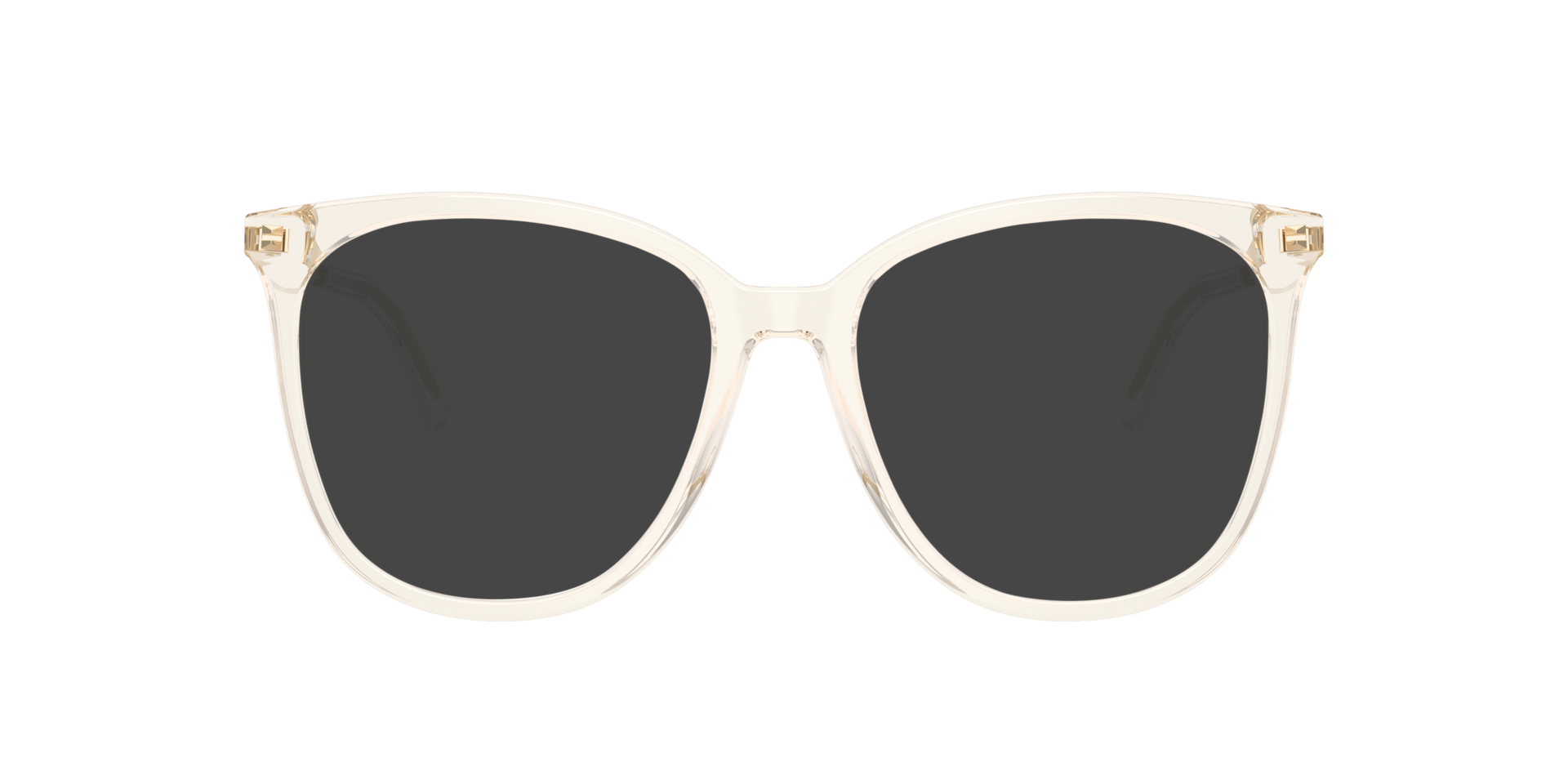 JC3060 Transparent Beige AcetatEyeglass Frames von B24, mit getönten Gläsern
