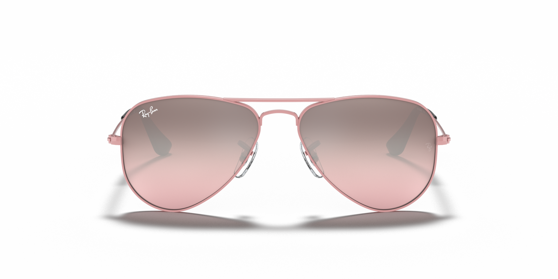 RB9506S Roze MetaalSunglass Frames van B24, Vooraanzicht