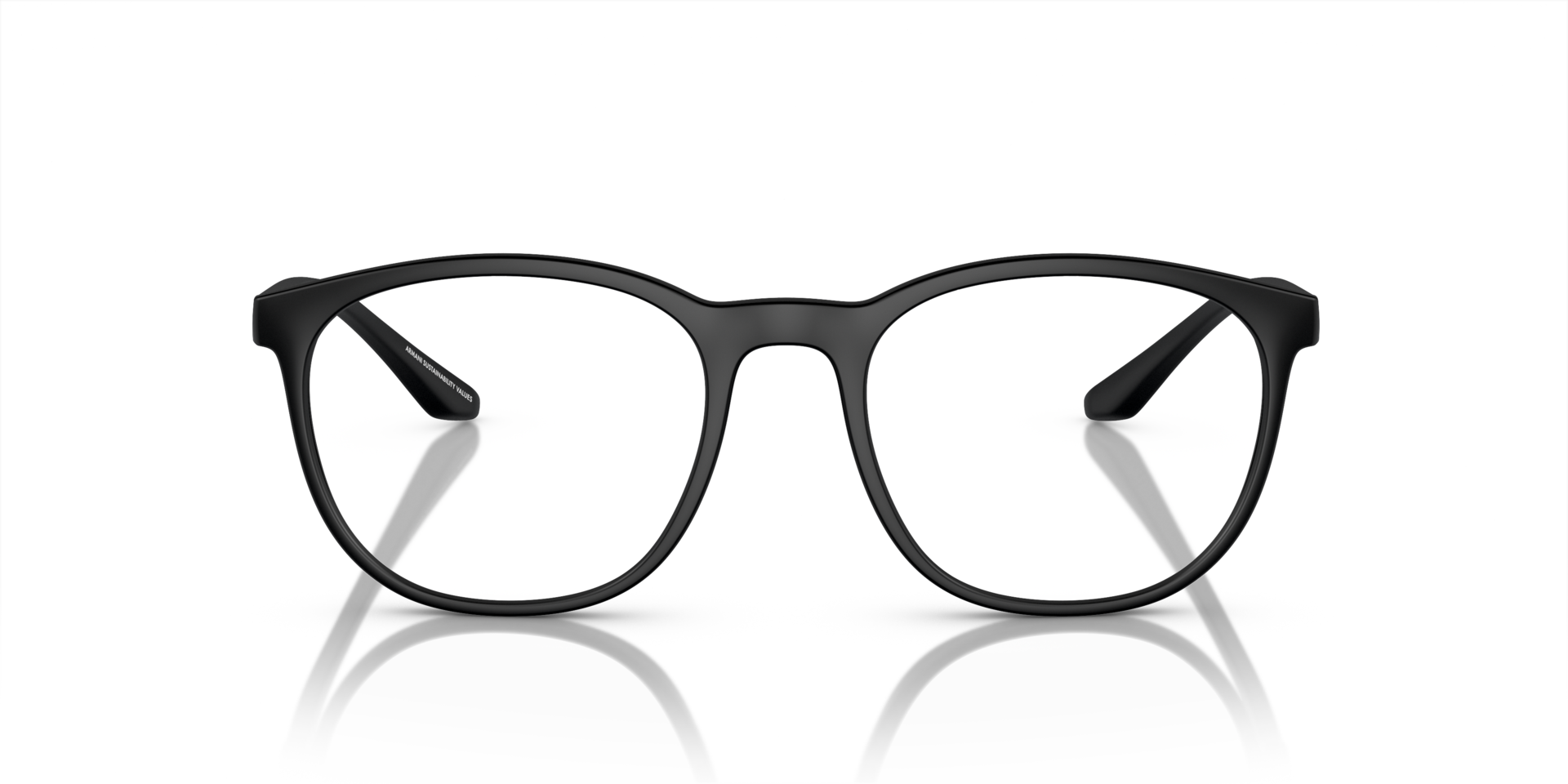 EA3229 Matzwart KunststofEyeglass Frames van B24, Vooraanzicht