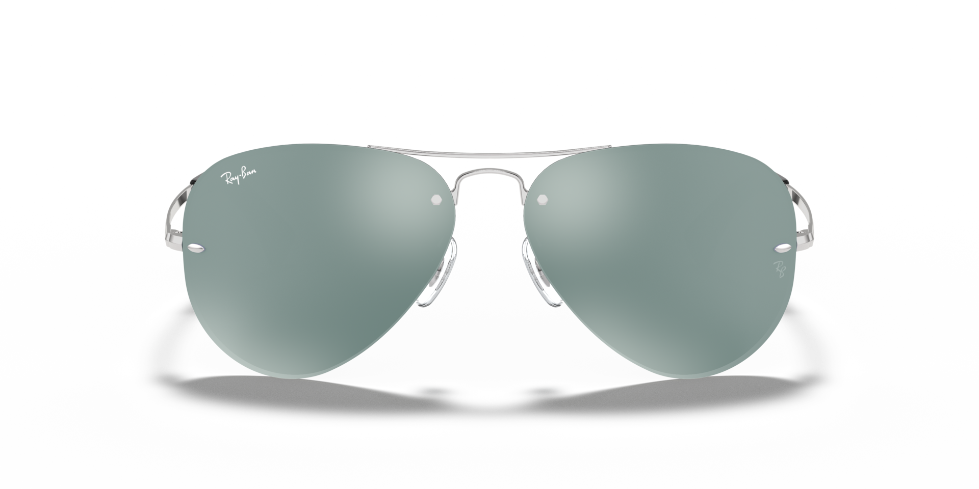 RB3449 Silber MetallSunglass Frames von B24, Vorderansicht