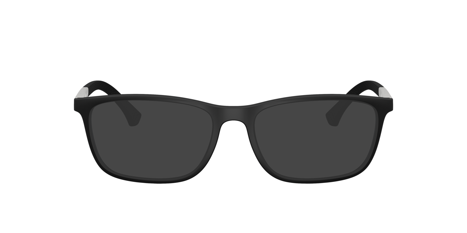EA3069 Rubber zwart KunststofEyeglass Frames van B24, met getinte lenzen