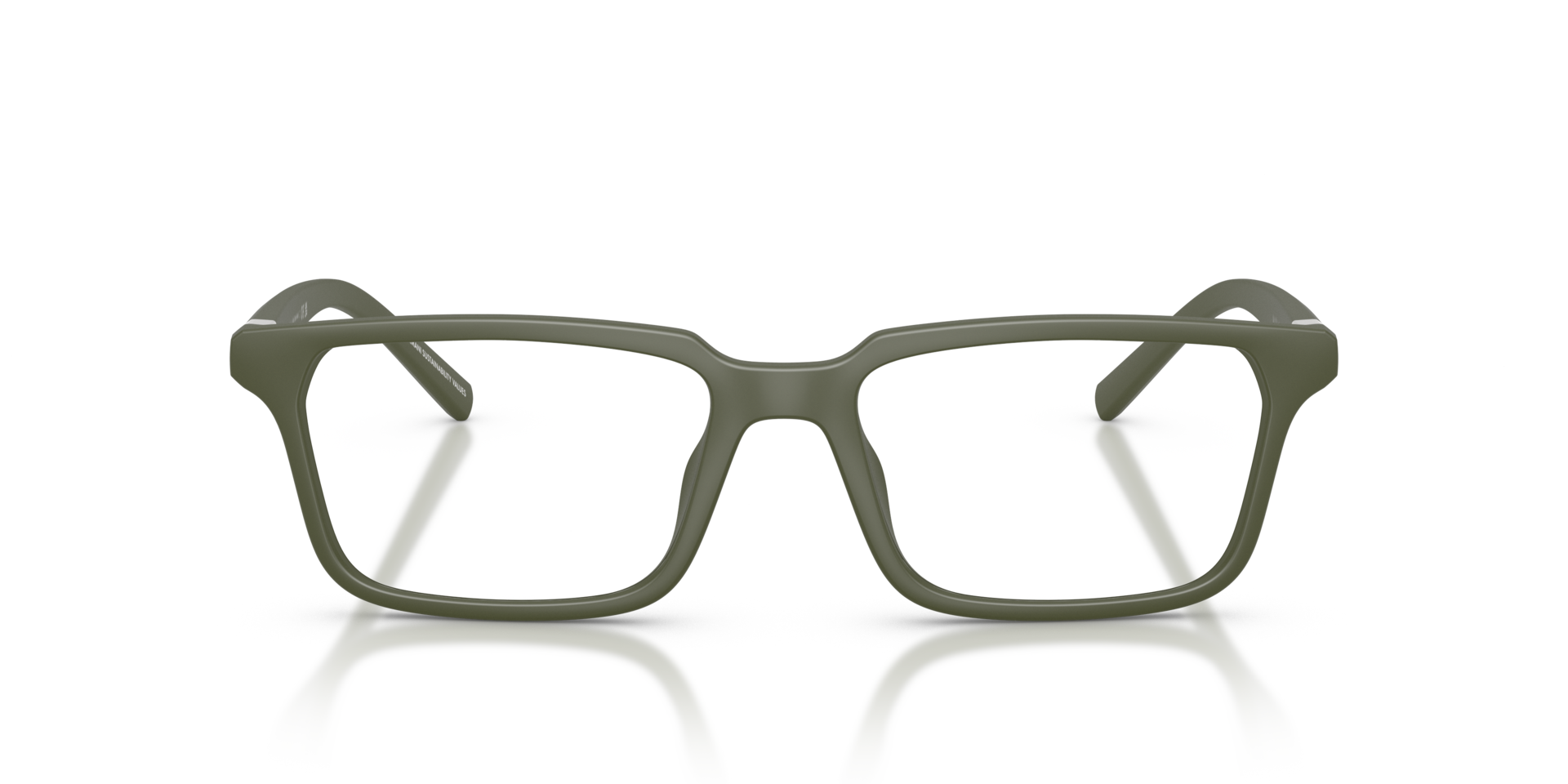 AX3137U Matte Green KunststoffEyeglass Frames von B24, Vorderansicht