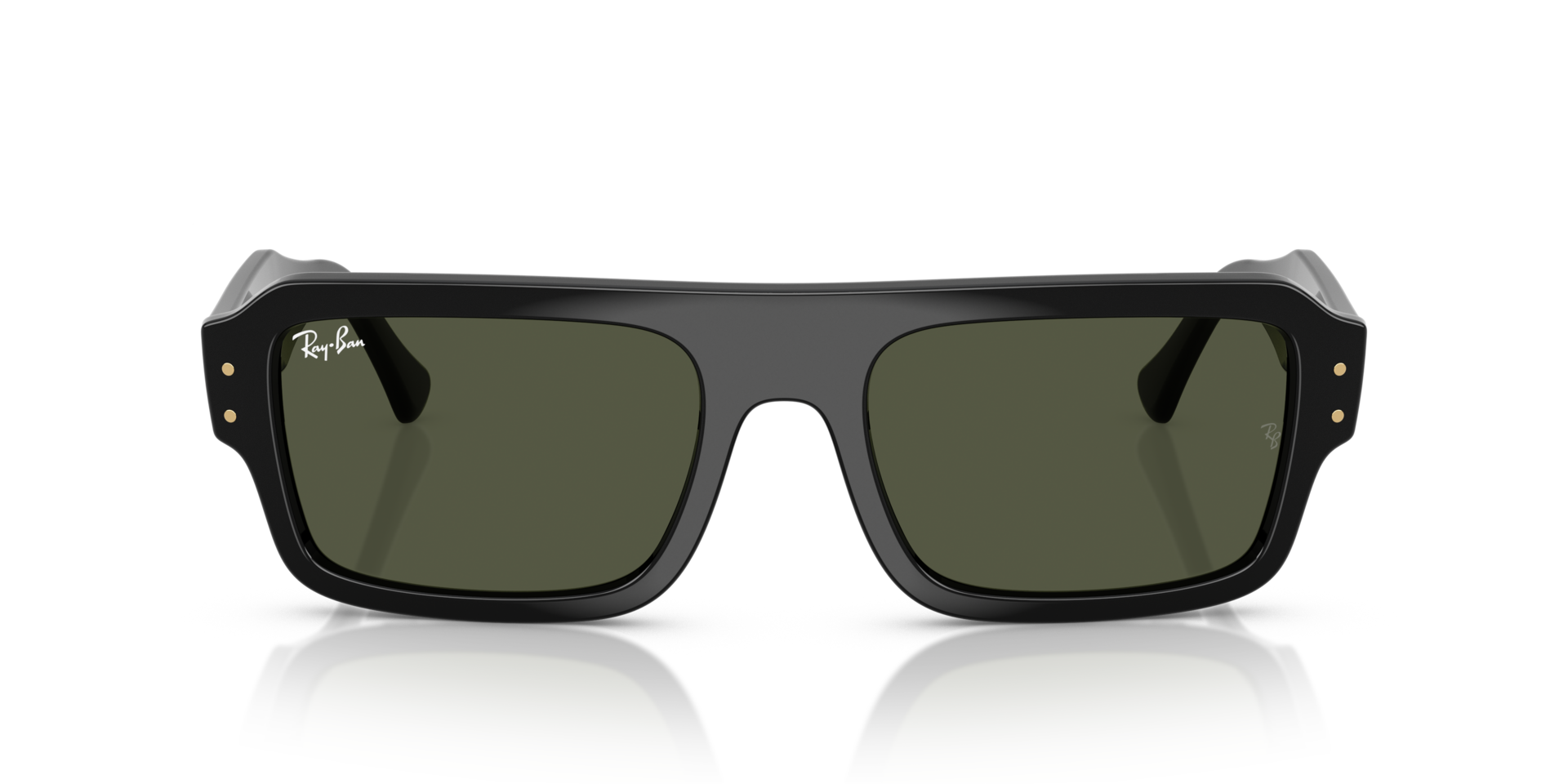 RB4454 Zwart KunststofSunglass Frames van B24, Vooraanzicht