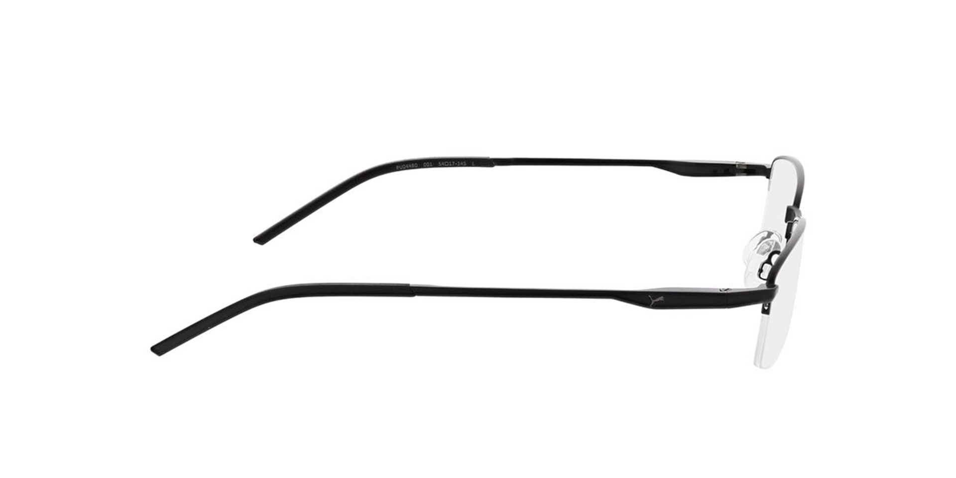 PU0448O Schwarz MetallEyeglass Frames von B24, Seitenansicht