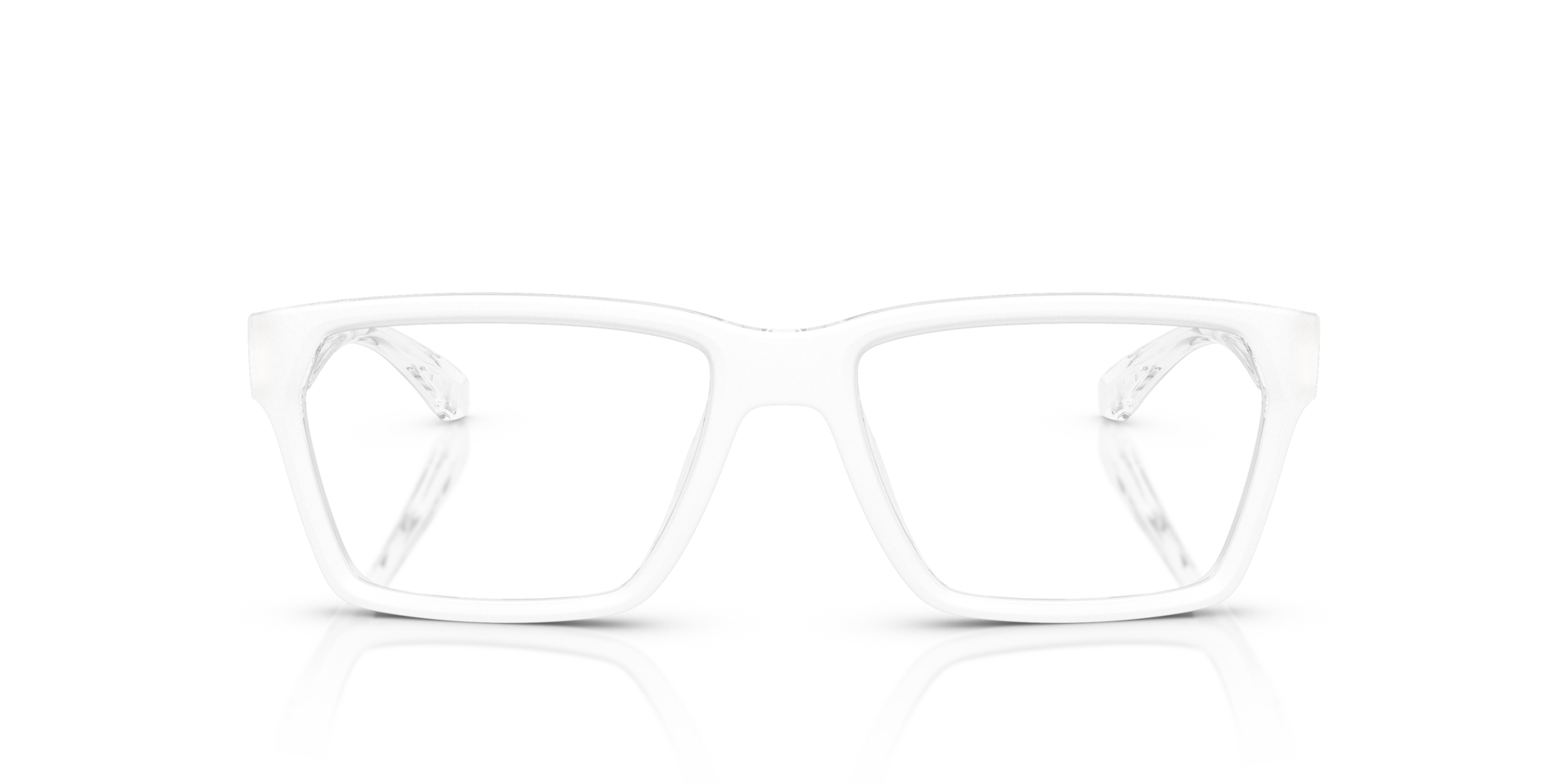 AN7257U Crystal Matte Top & Shiny KunststofEyeglass Frames van B24, Vooraanzicht