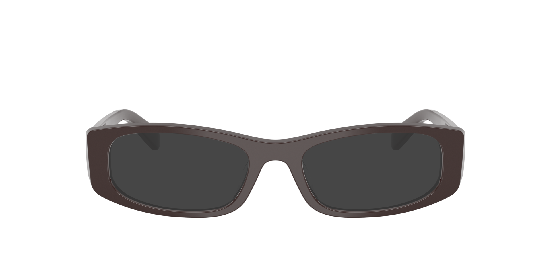 VO5699U Moka AcetaatEyeglass Frames van B24, met getinte lenzen