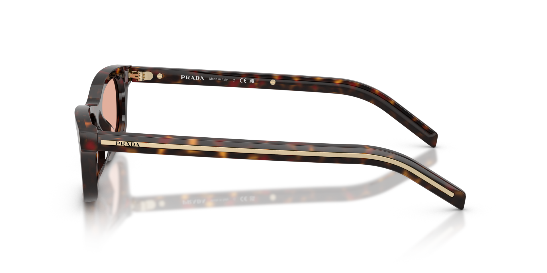 PR D05S Root Tortoise AcetatSunglass Frames von B24, Seitenansicht