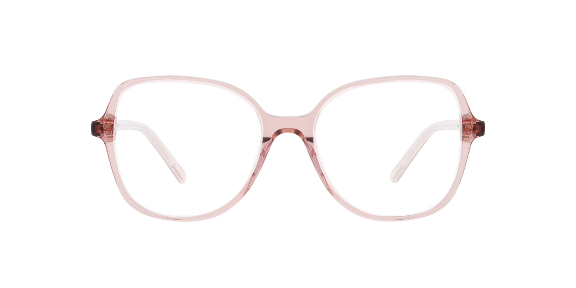 Darya Crystal Rosewood AcetaatEyeglass Frames van B24, Vooraanzicht